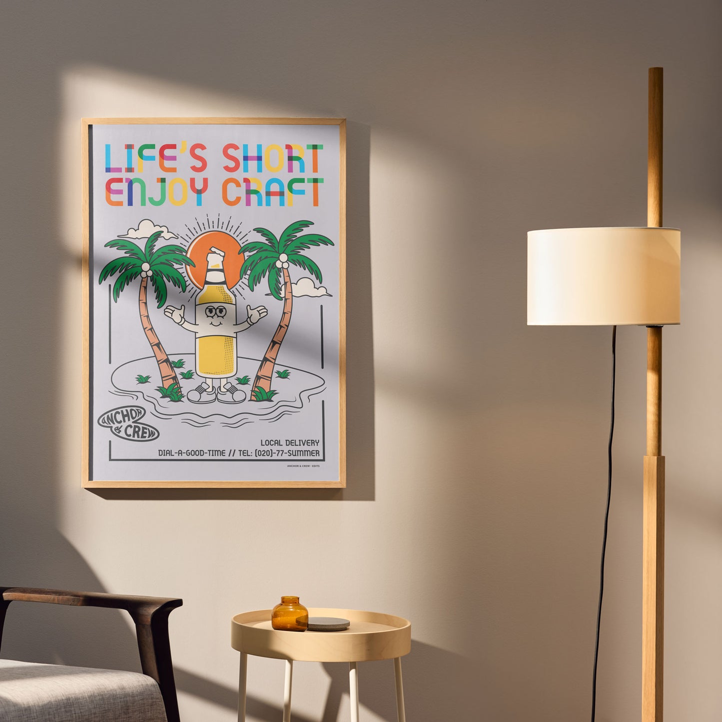 Enjoy Craft Dial-A-Local Matte Art Print