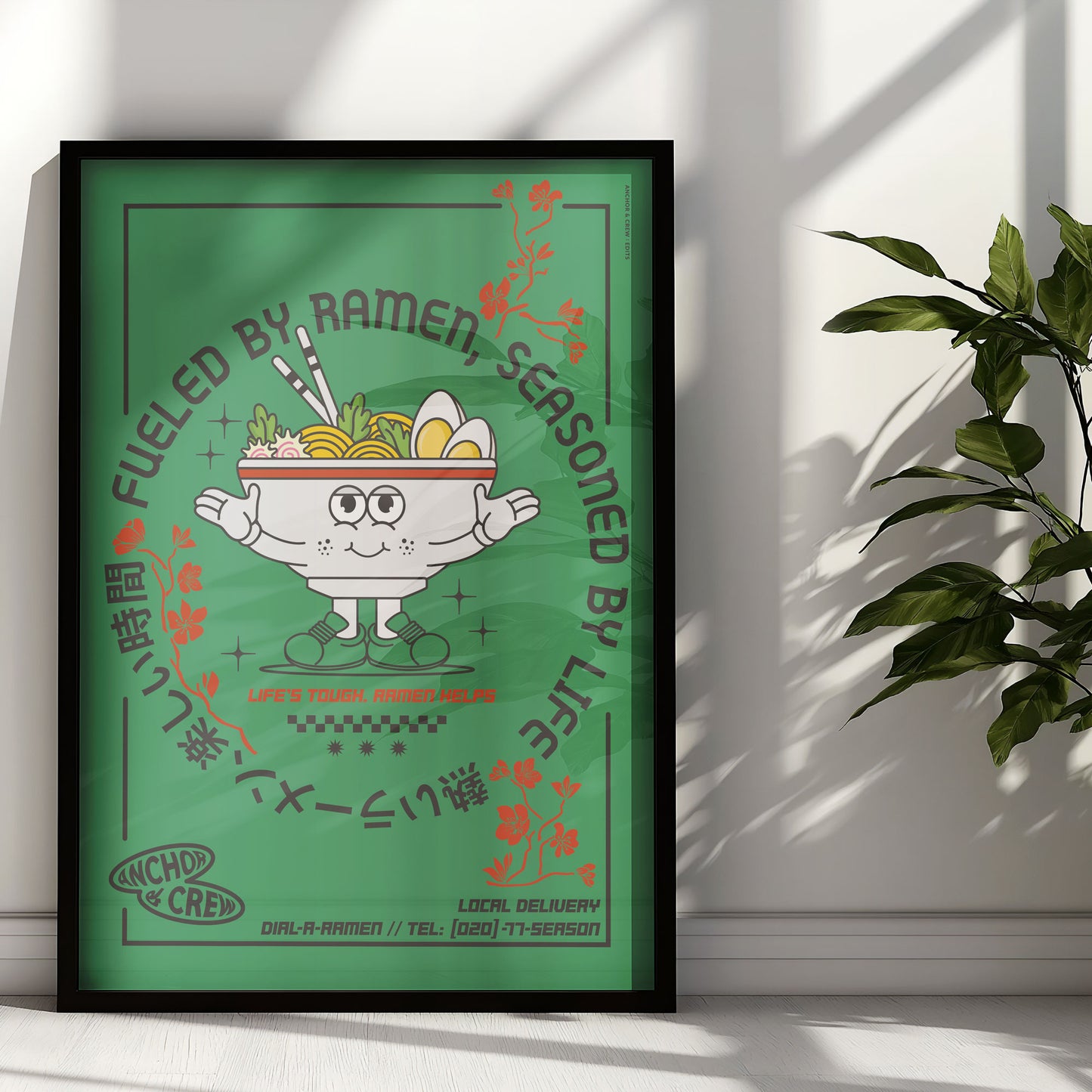 Ramen House Dial-A-Local Matte Art Print
