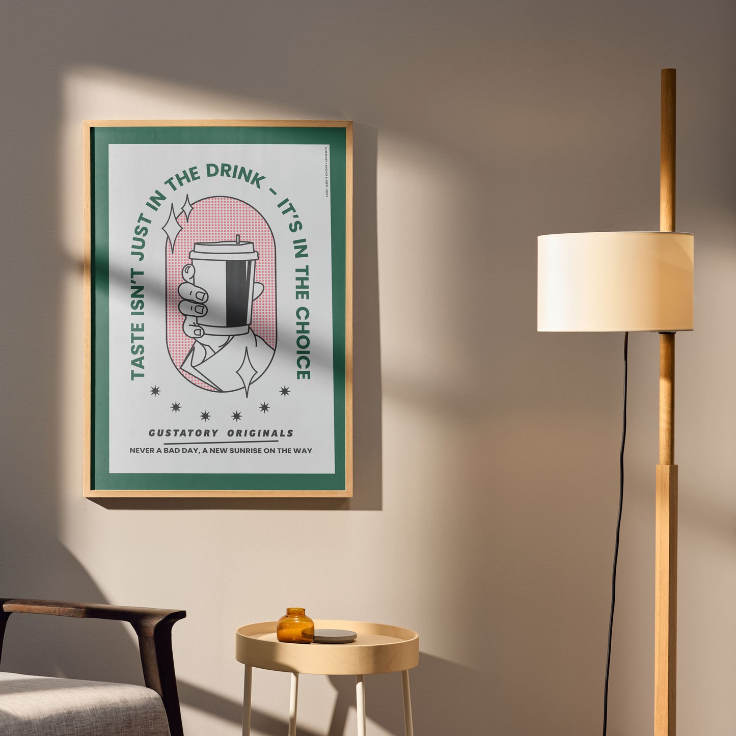 GUSTATORY, the GUSTATORY Originals Good Taste... Matte Art Print