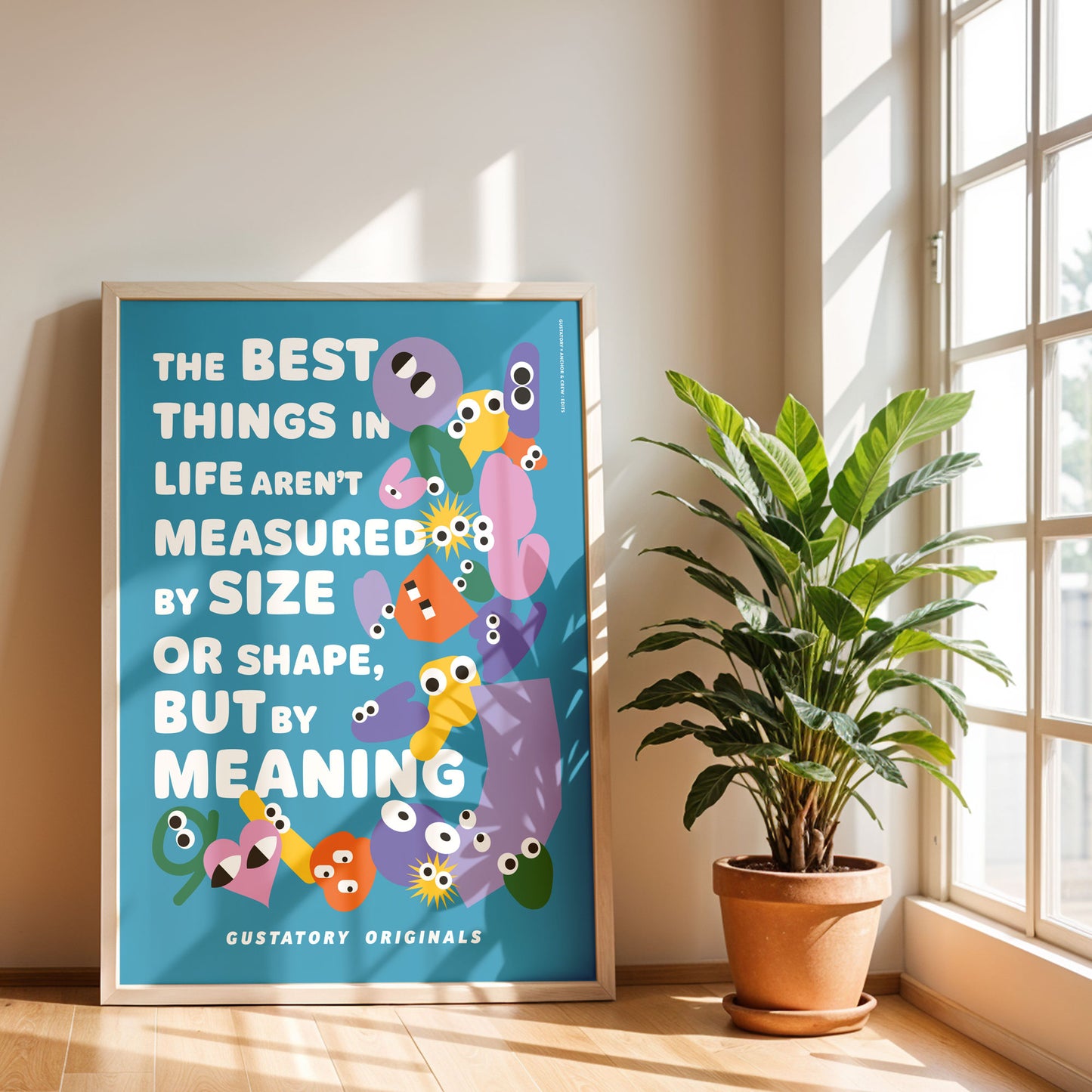 GUSTATORY Originals Shapes & Sizes Matte Art Print