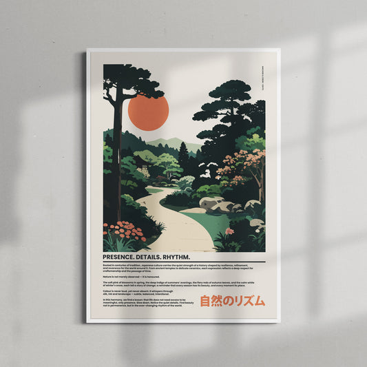 01 Japan Presence & Rhythm Matte Art Print