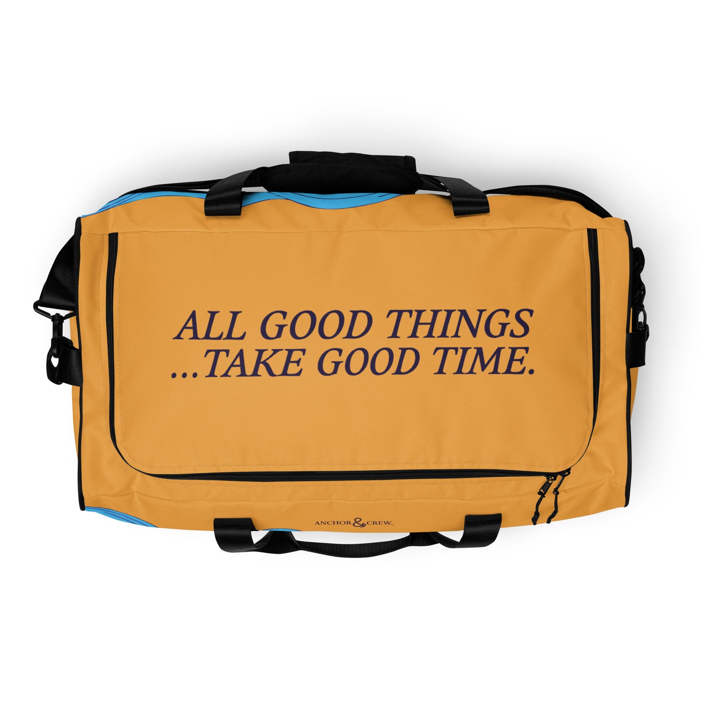 Deep Waves Pattern Weekender Duffle Bag