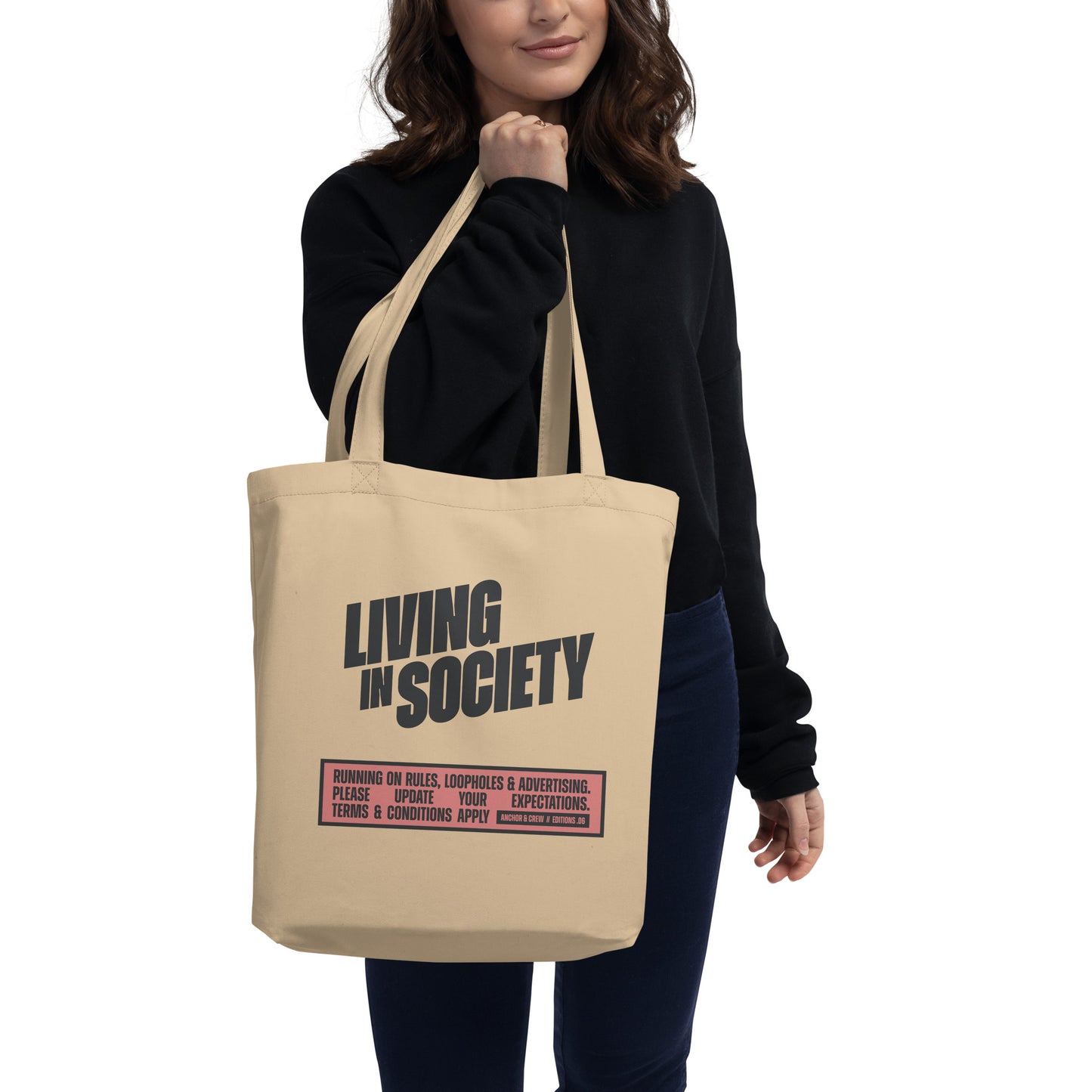 06 Living In Society EDITIONS Recycled Cotton Tote Bag