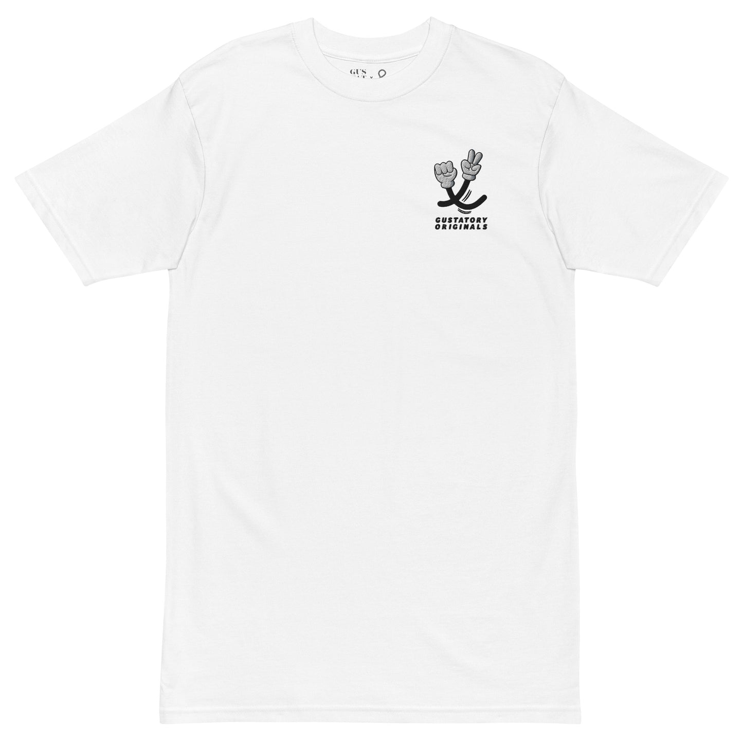 GUSTATORY Originals Sustainability Crisis Heavy Cotton Embroidered T-Shirt