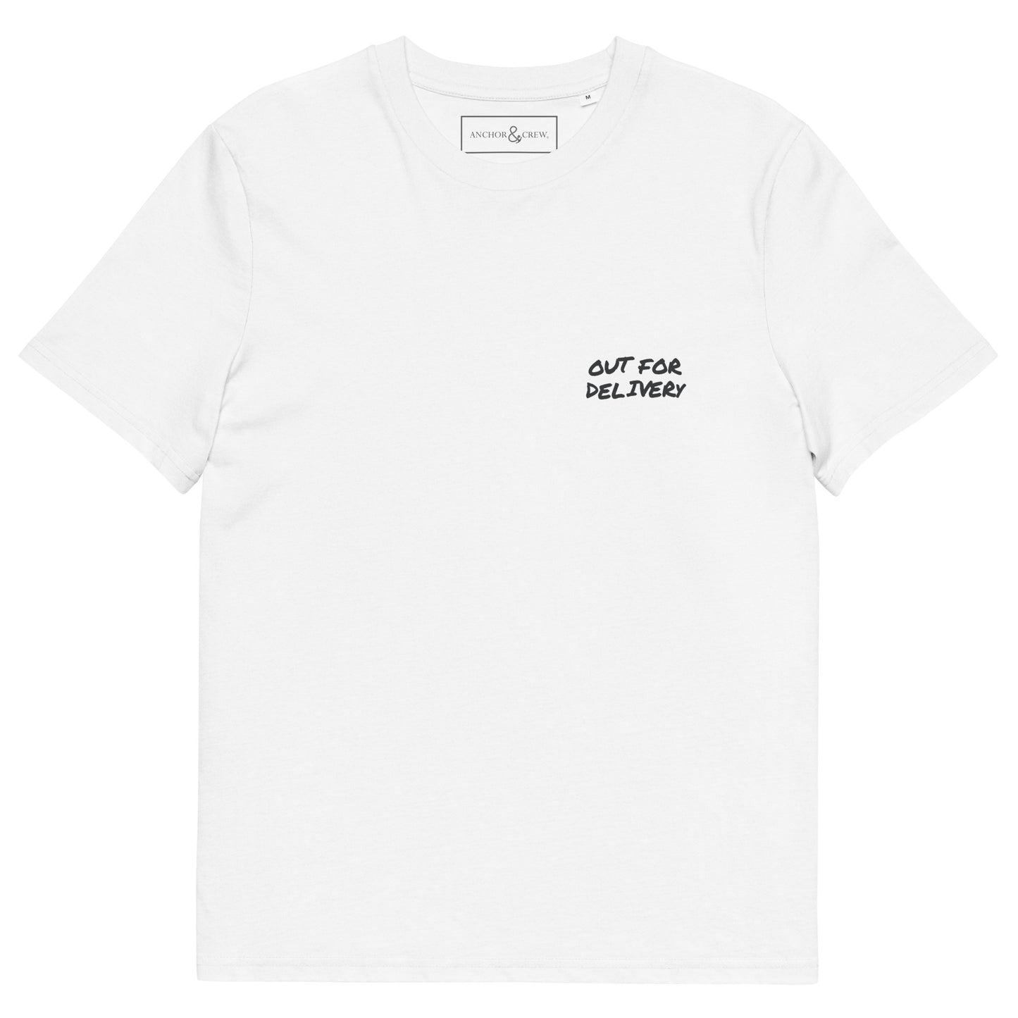 Out For Delivery Annotations Organic Cotton T-Shirt