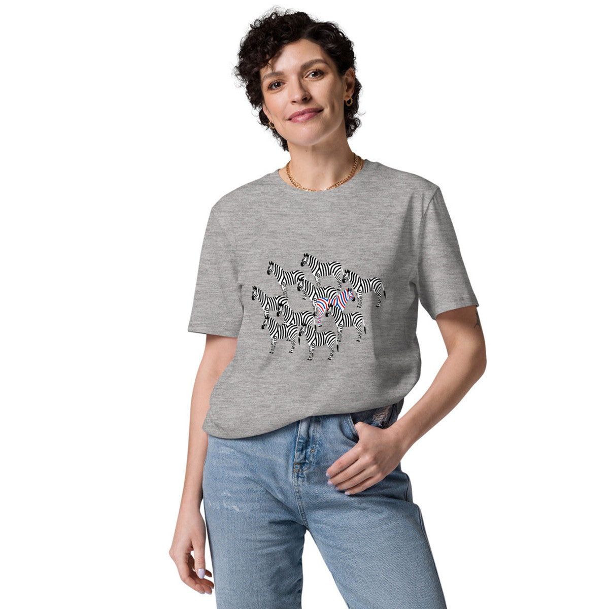 ANCHOR & CREW Zebra Wheres William? Organic Cotton T-Shirt