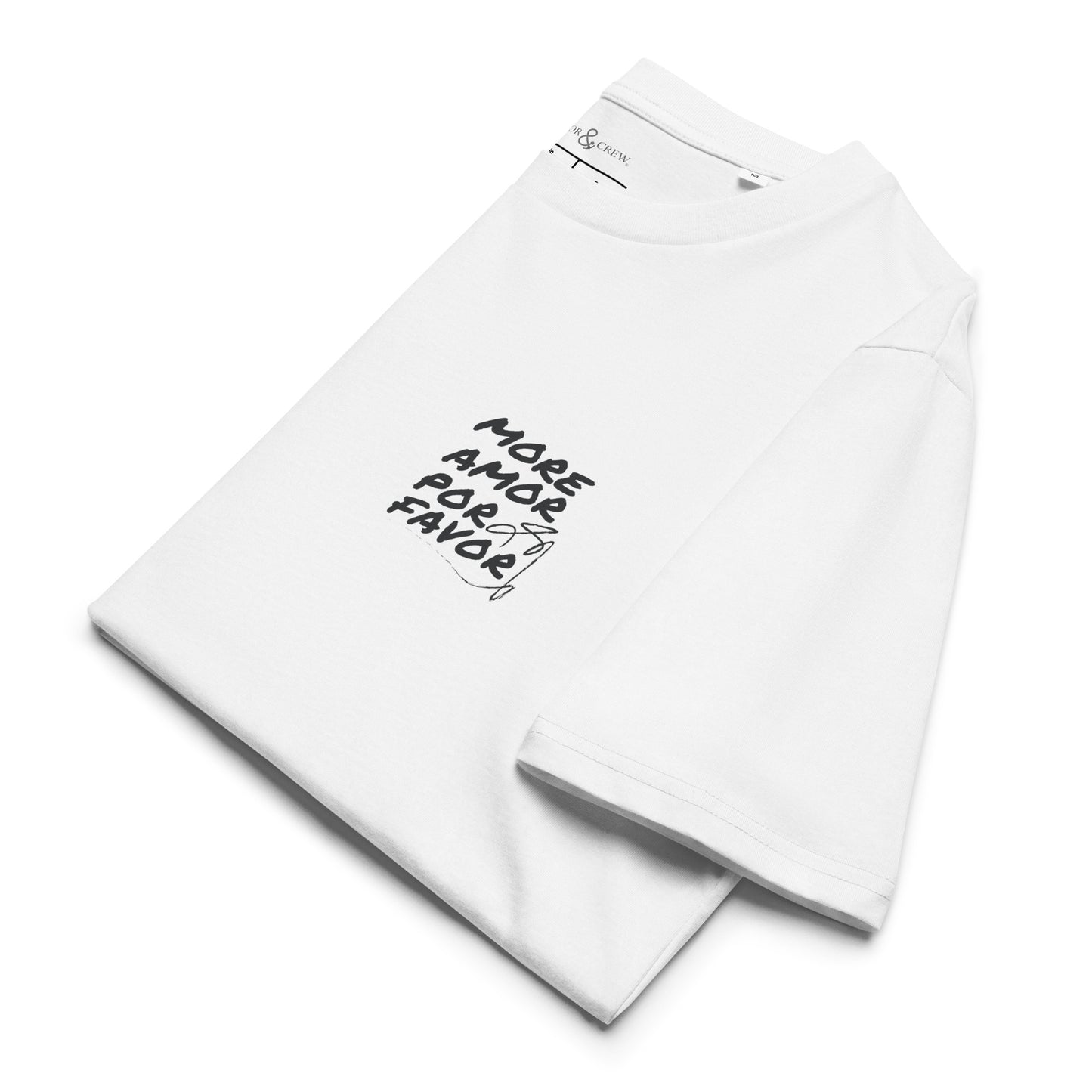 09 More Amor Por Favor EDITIONS Organic Cotton T-Shirt