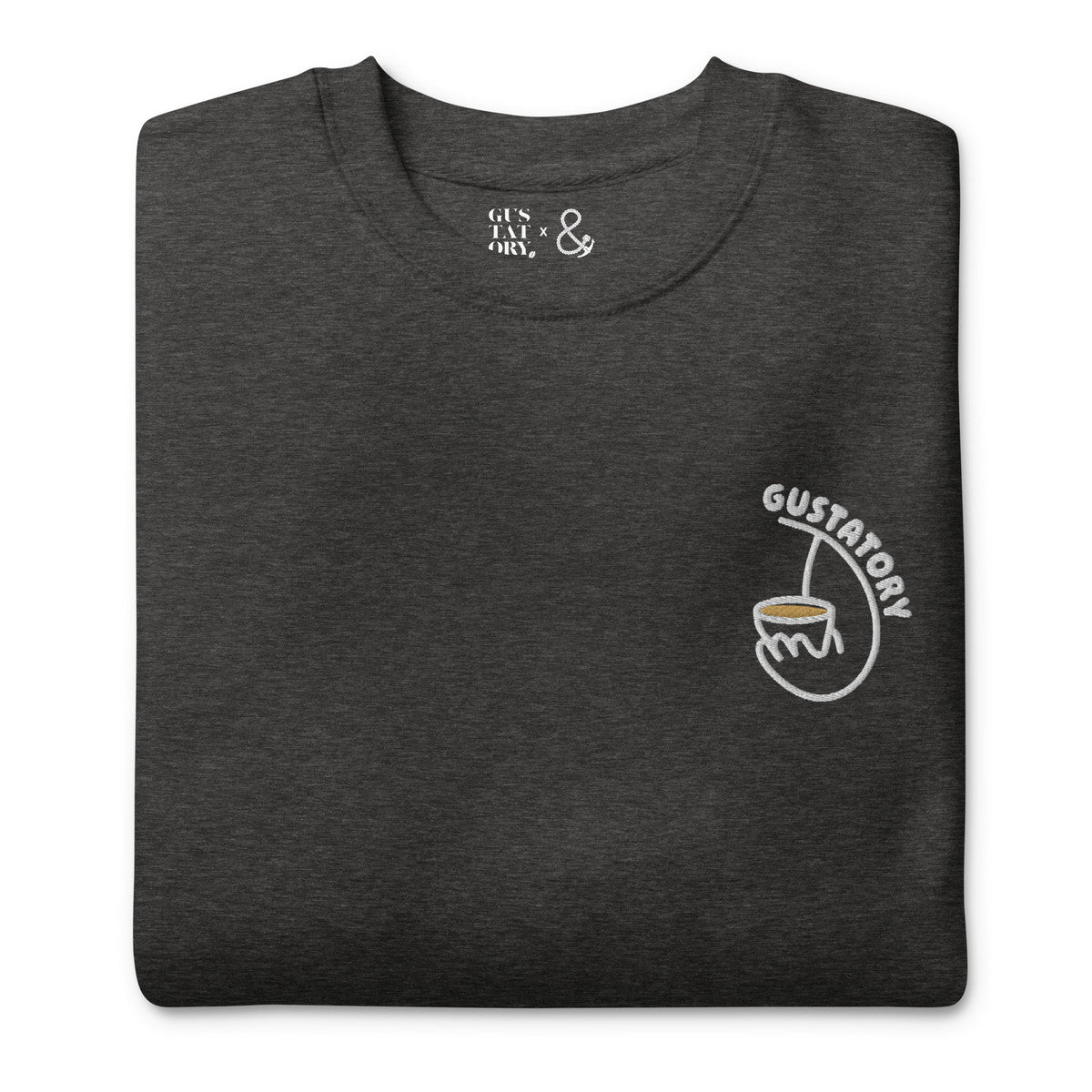 ANCHOR & CREW x GUSTATORY Coffee Alchemist Cotton Blend Embroidered Sweatshirt