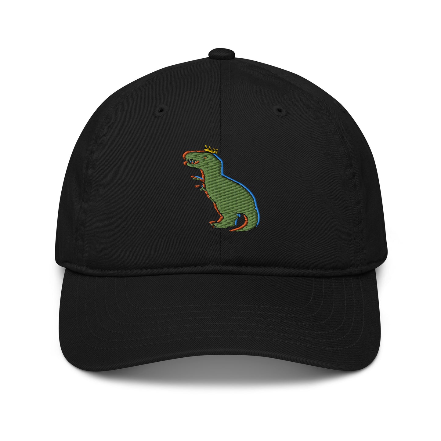 T-Rex Snap Dancin' In The Wild Organic Cotton Embroidered Baseball Cap