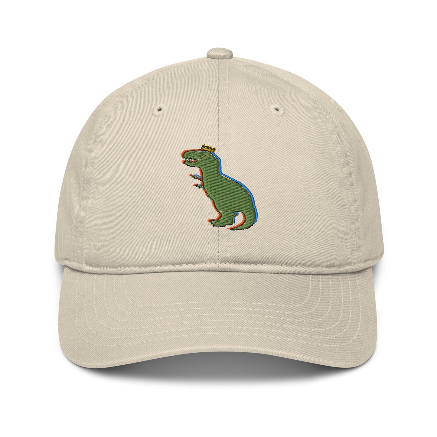 T-Rex Snap Dancin' In The Wild Organic Cotton Embroidered Baseball Cap