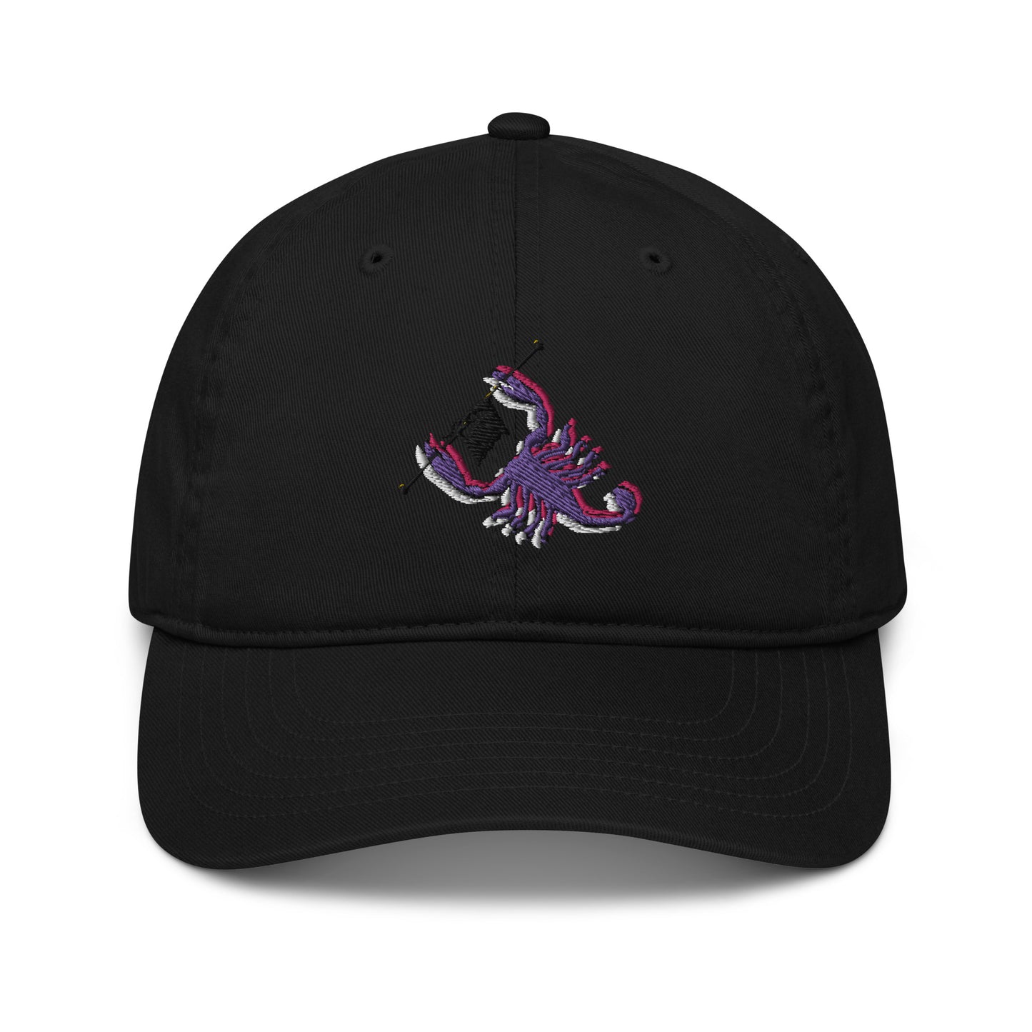 Scorpion Knittin' Up In The Wild Organic Cotton Embroidered Baseball Cap