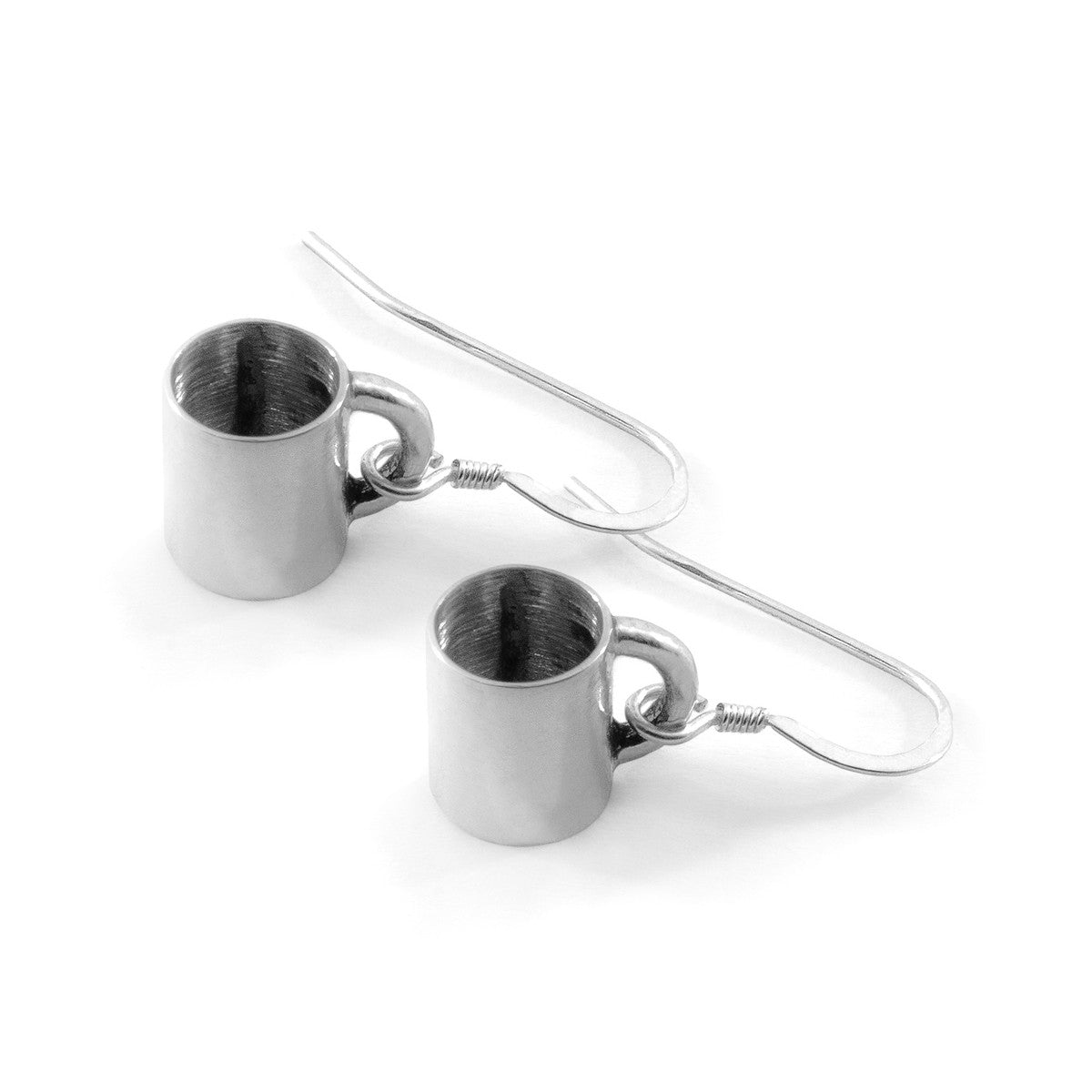 GUSTATORY GUSTATORY Coffee Mug Silver Earrings