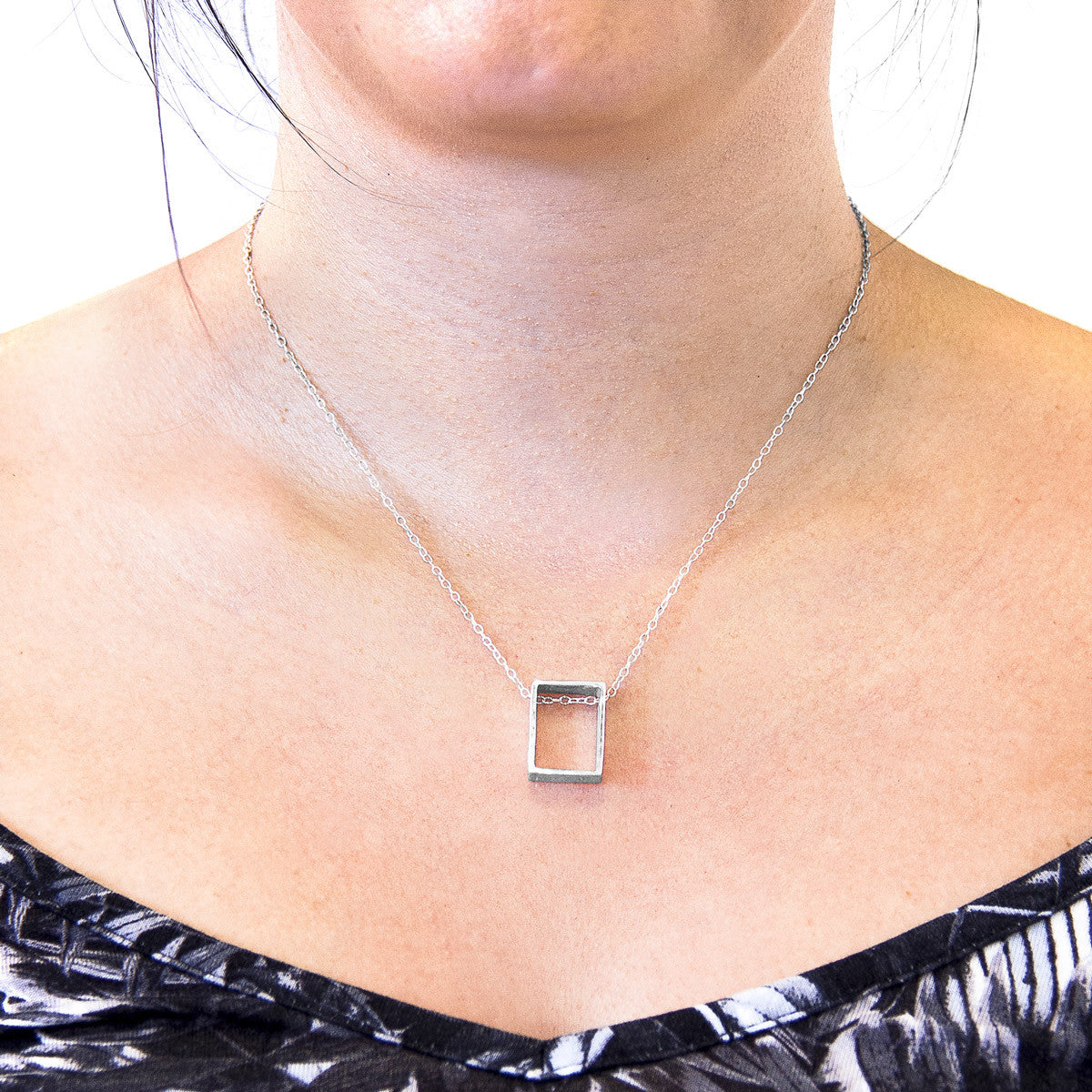 Anchor & Crew Bowen Box Mini Necklace As Worn