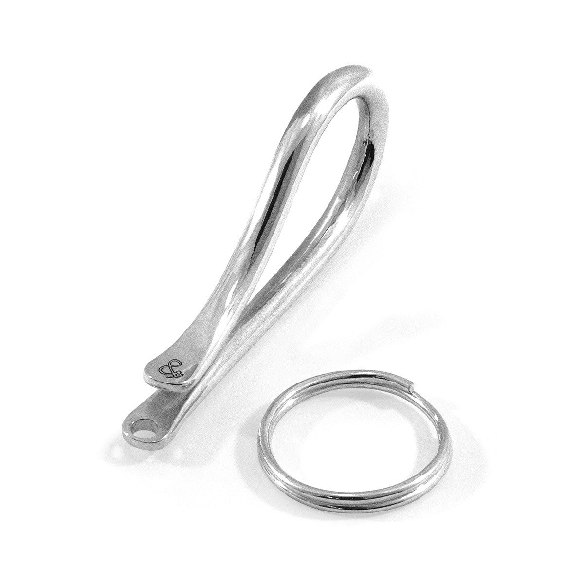 Anchor & Crew Byron Everyday Carry Silver Keyring