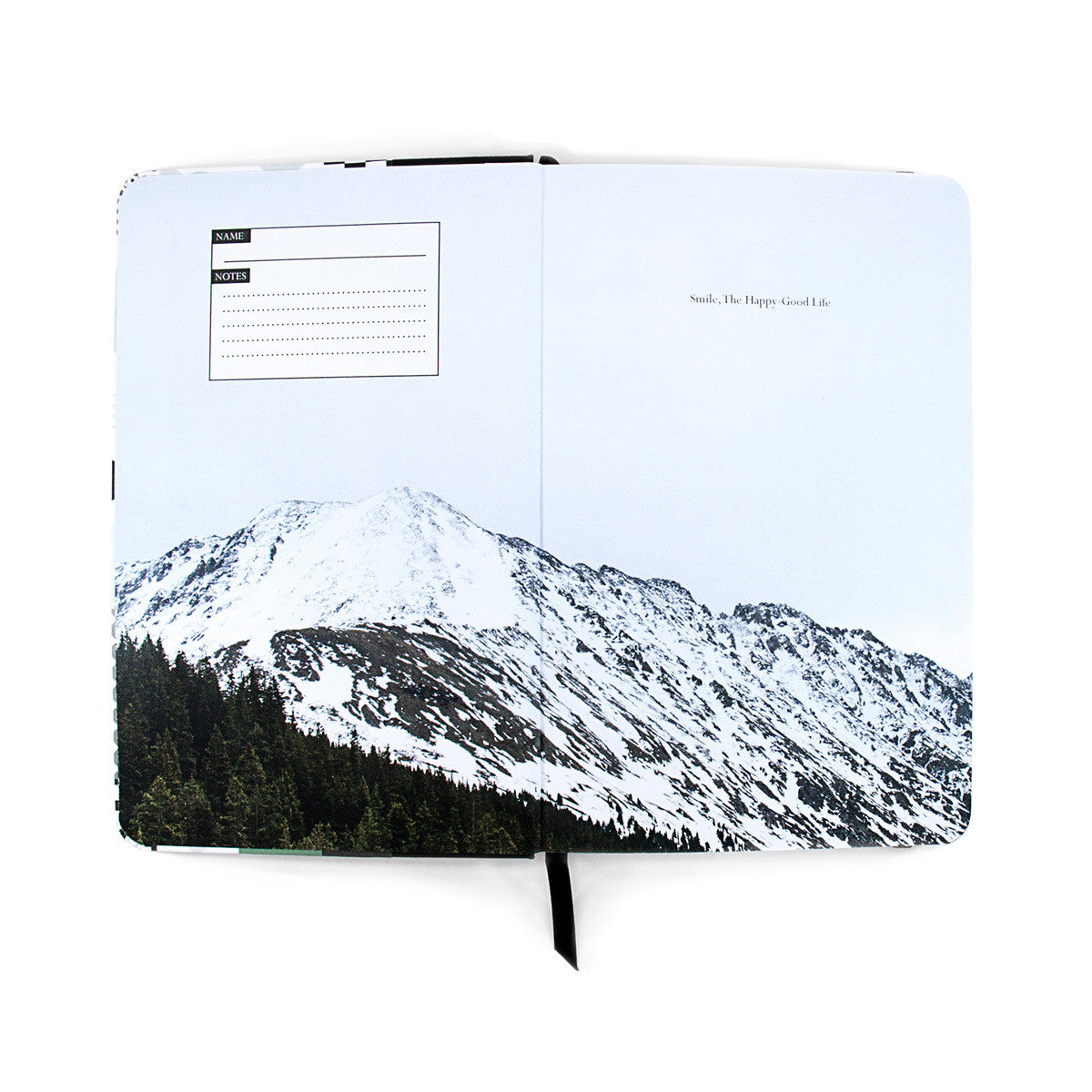 Anchor & Crew White Oslo Medium Hardcover Notebook Inside Cover