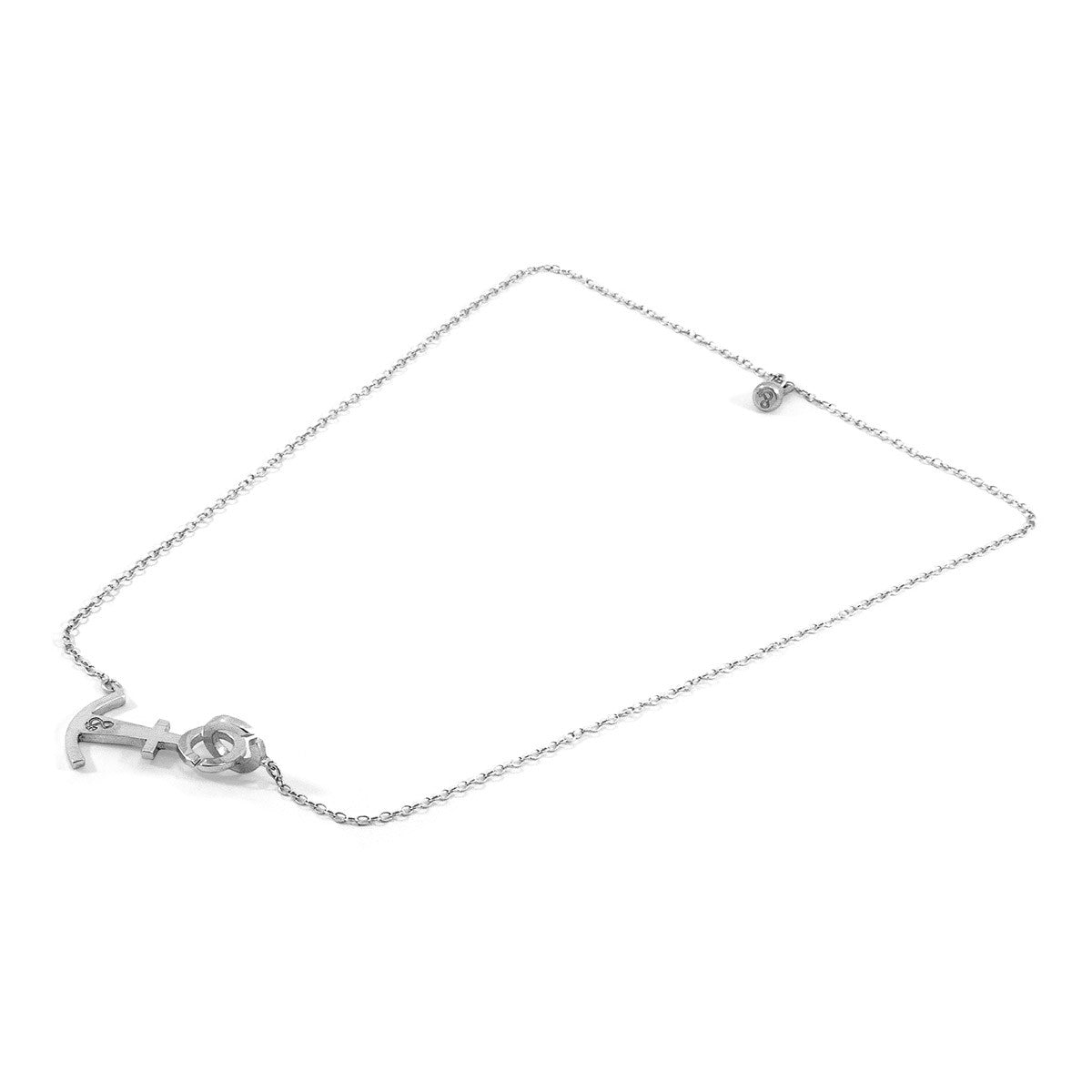 Anchor & Crew Tourists Anchor Link Paradise Silver Necklace Pendant
