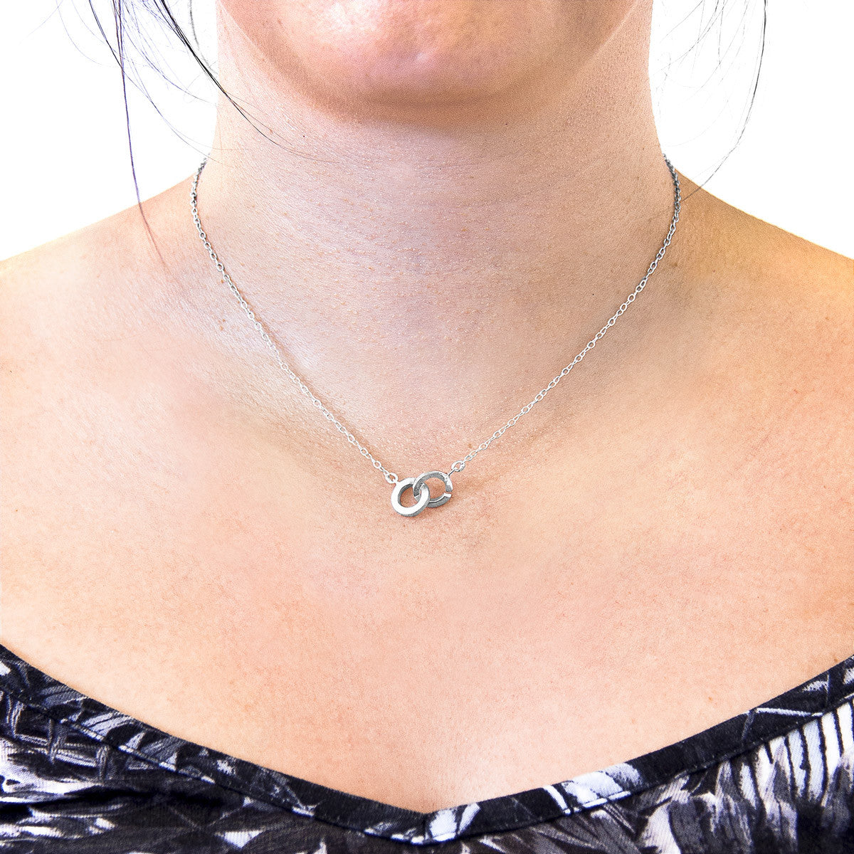 Anchor & Crew Twin Circle Link Paradise Necklace As Worn