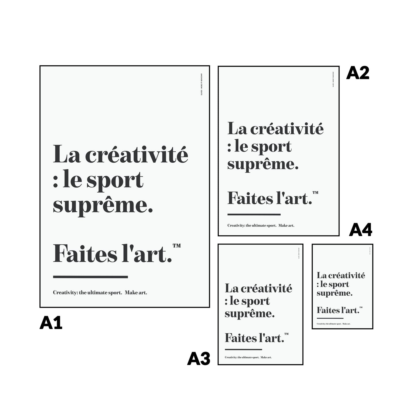 Make Art Creative Standard Matte Art Print