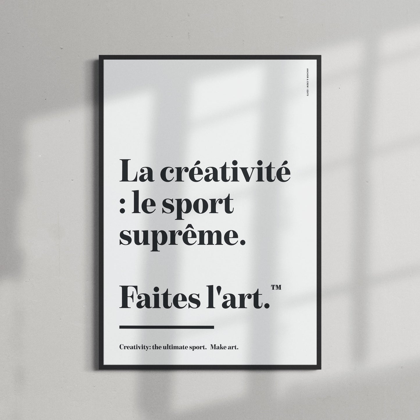 Make Art Creative Standard Matte Art Print