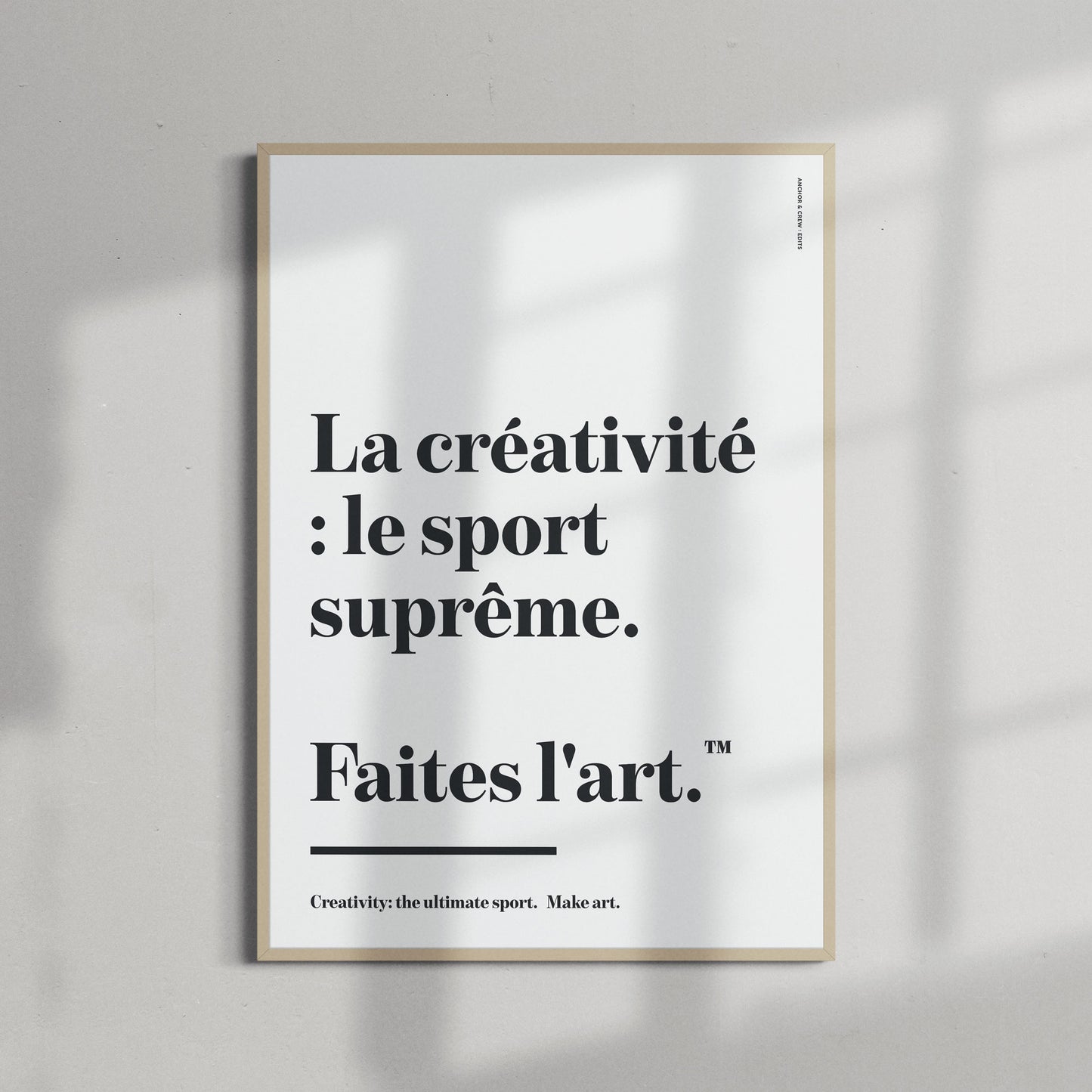Make Art Creative Standard Matte Art Print