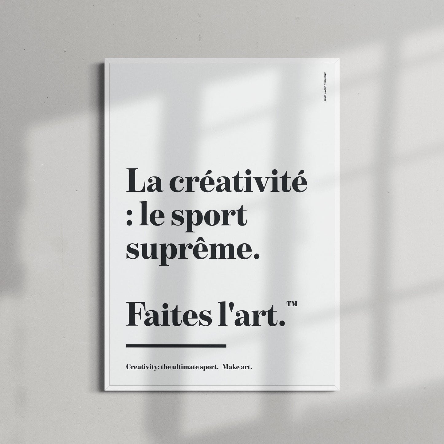 Make Art Creative Standard Matte Art Print