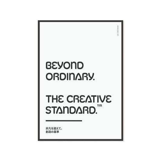 Beyond Ordinary Creative Standard Matte Art Print