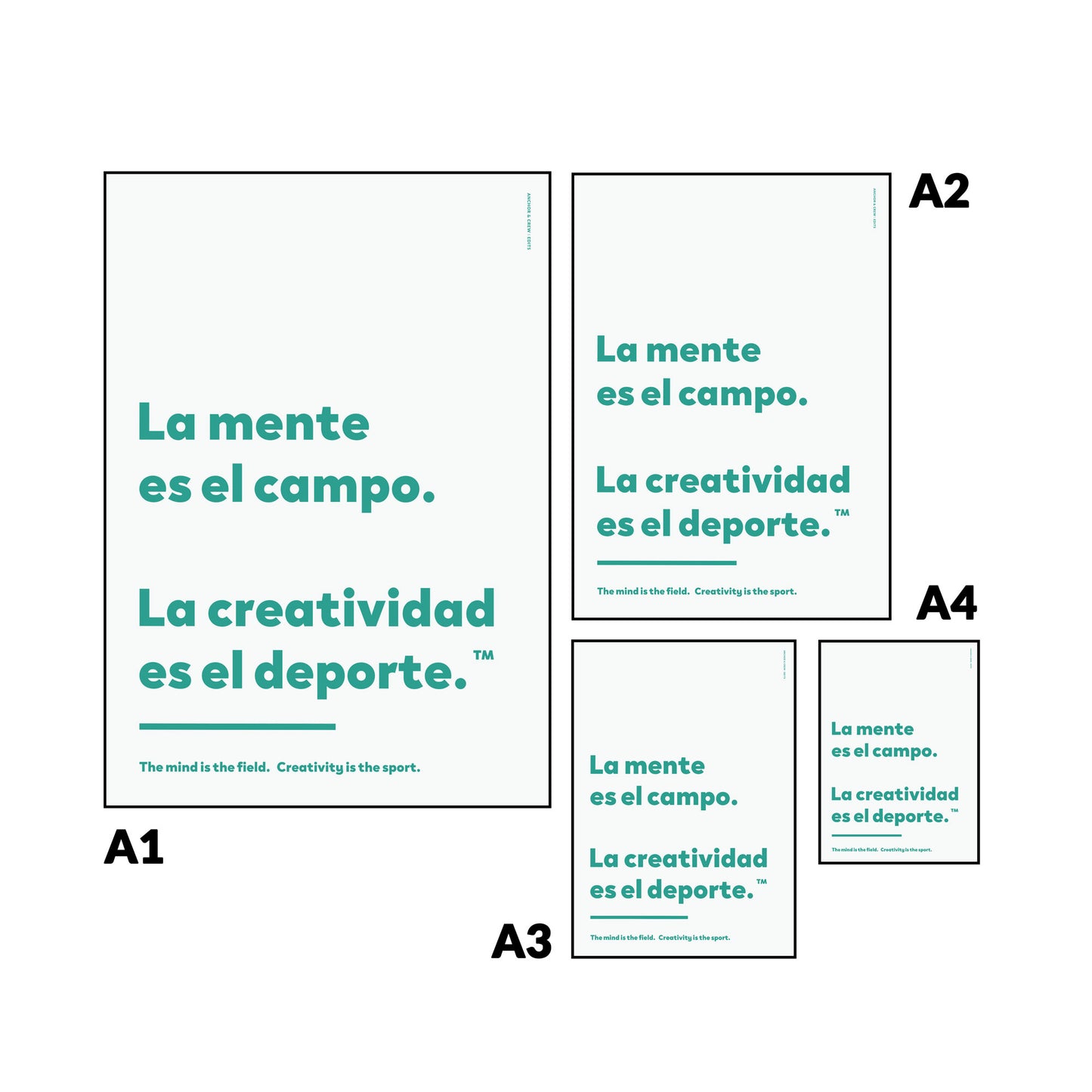 Creativity Is The Sport Creative Standard Matte Art Print