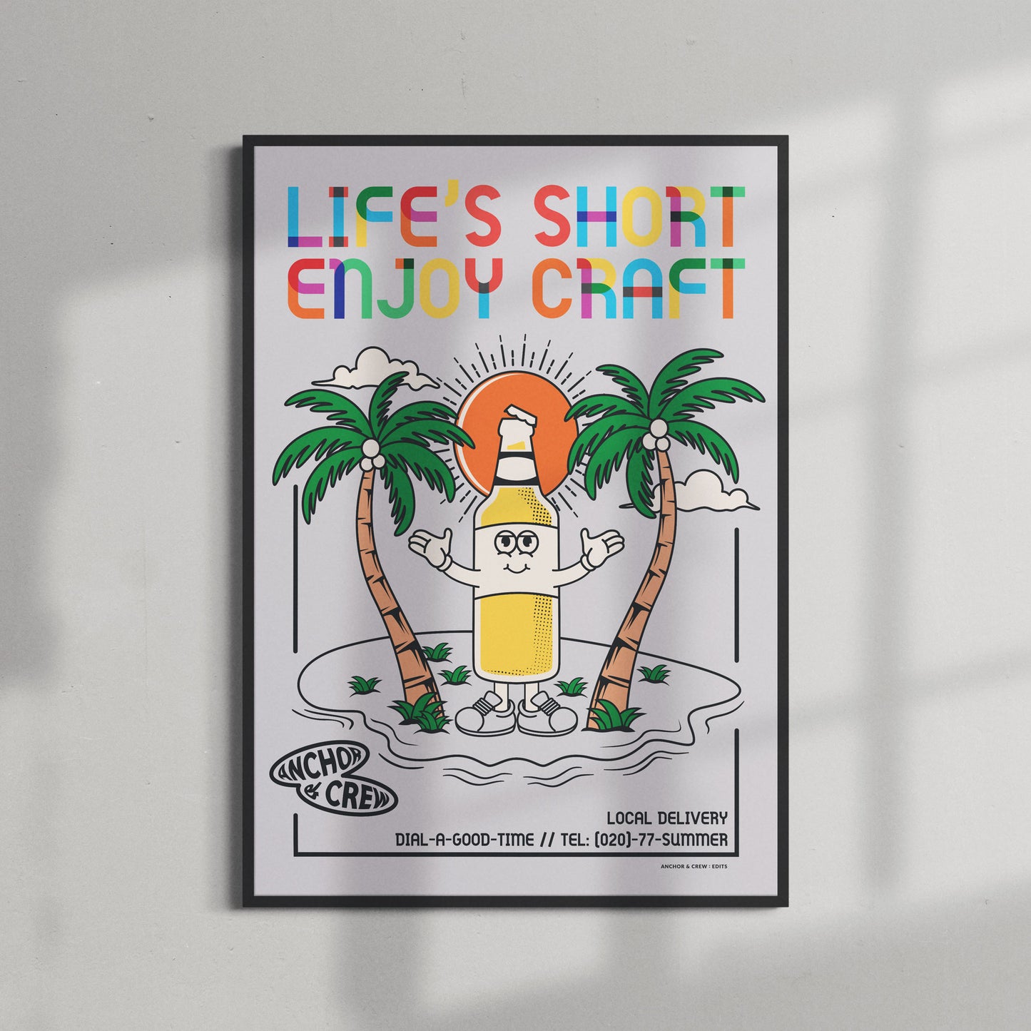 Enjoy Craft Dial-A-Local Matte Art Print