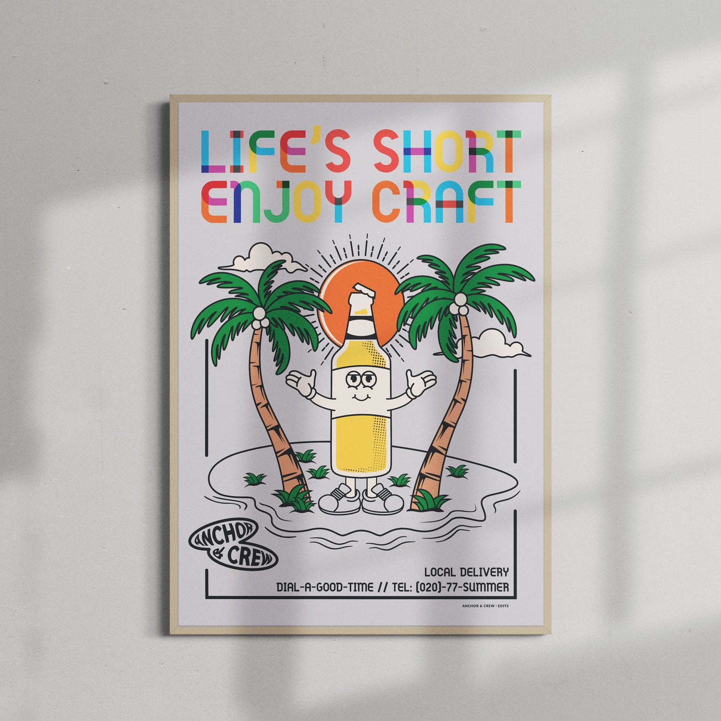 Enjoy Craft Dial-A-Local Matte Art Print