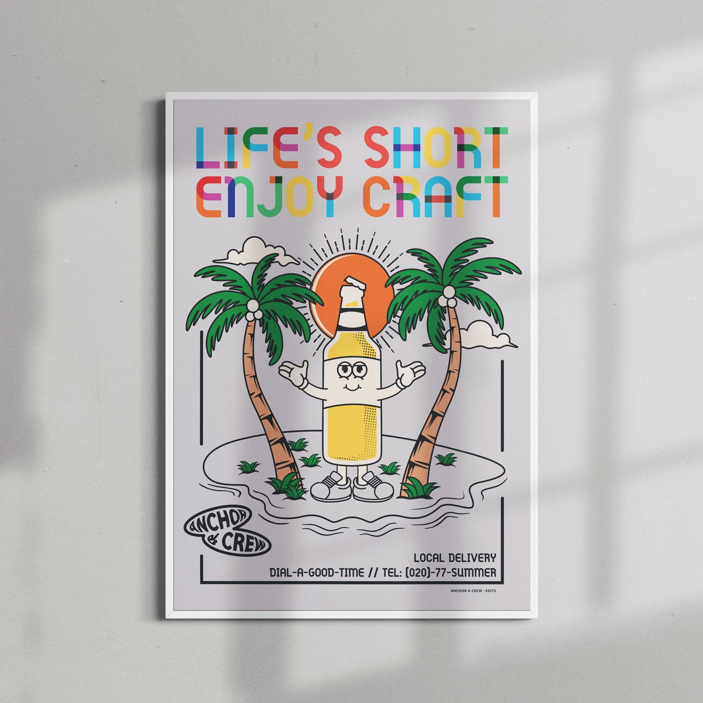 Enjoy Craft Dial-A-Local Matte Art Print