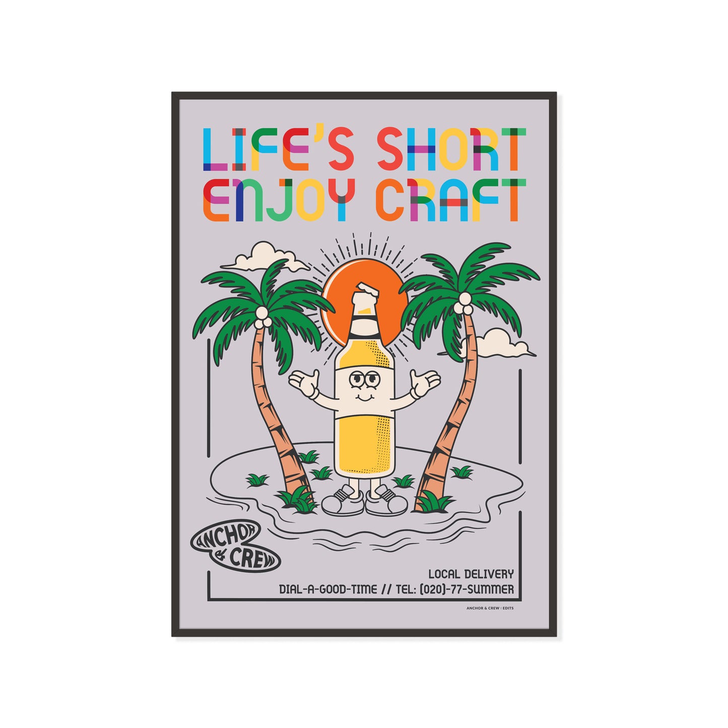 Enjoy Craft Dial-A-Local Matte Art Print