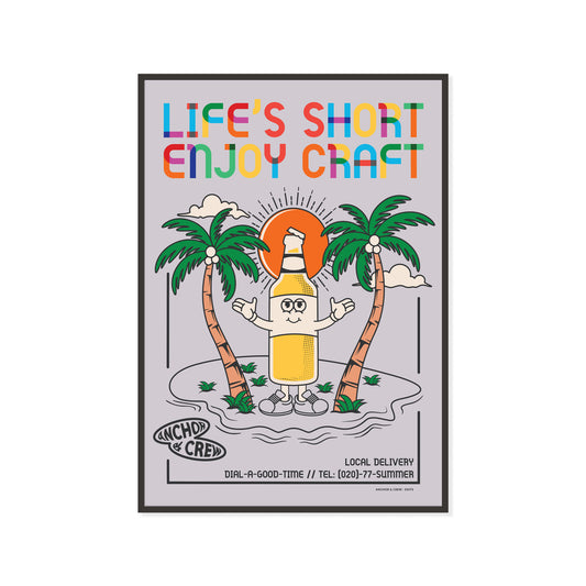 Enjoy Craft Dial-A-Local Matte Art Print