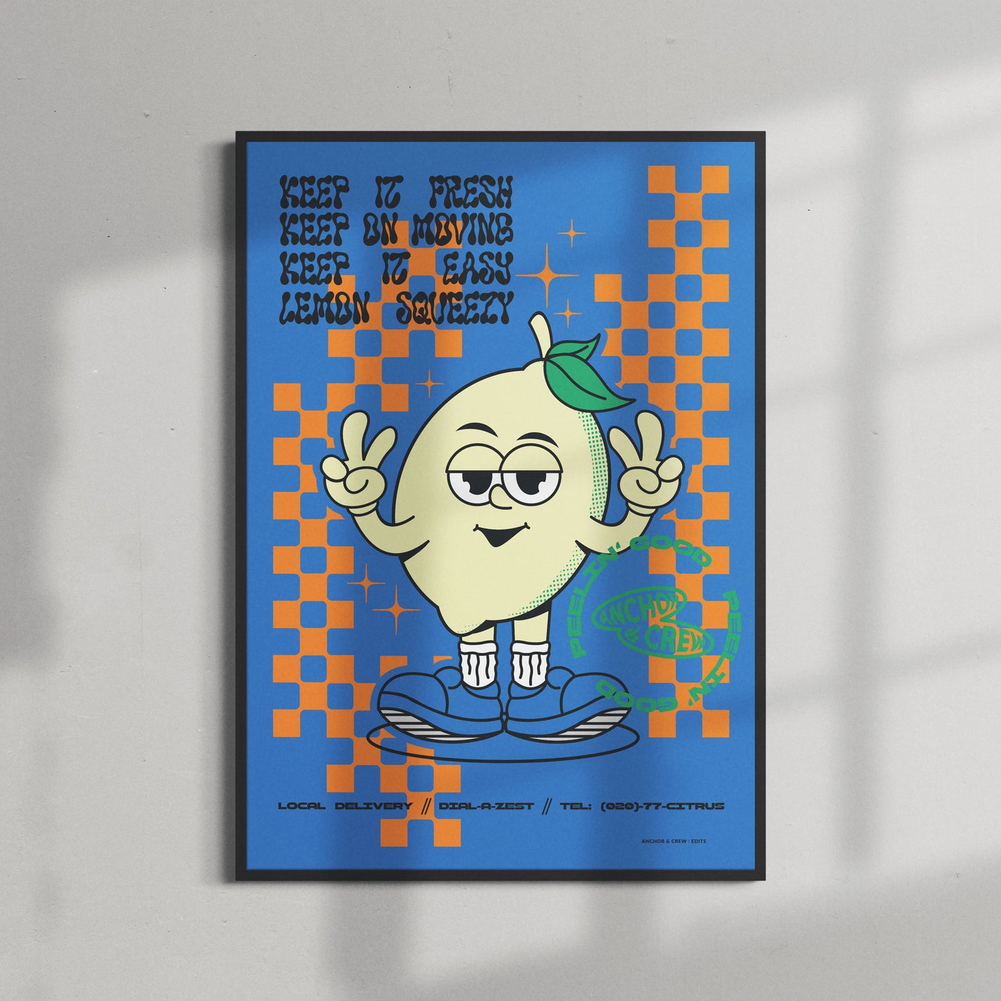 Lemon Fresh Dial-A-Local Matte Art Print