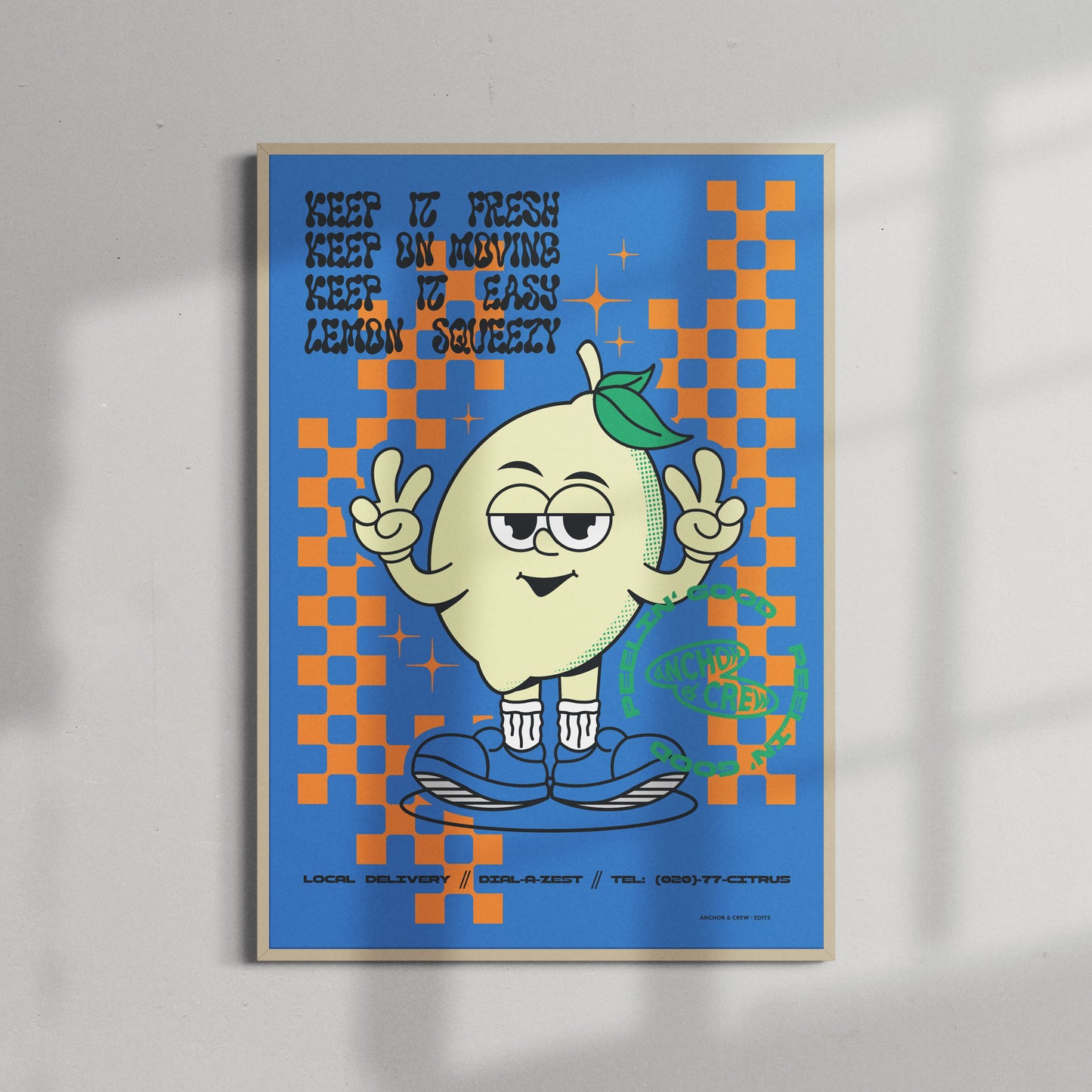 Lemon Fresh Dial-A-Local Matte Art Print