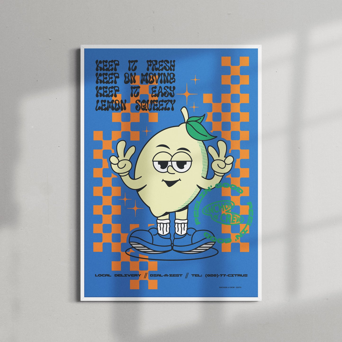 Lemon Fresh Dial-A-Local Matte Art Print