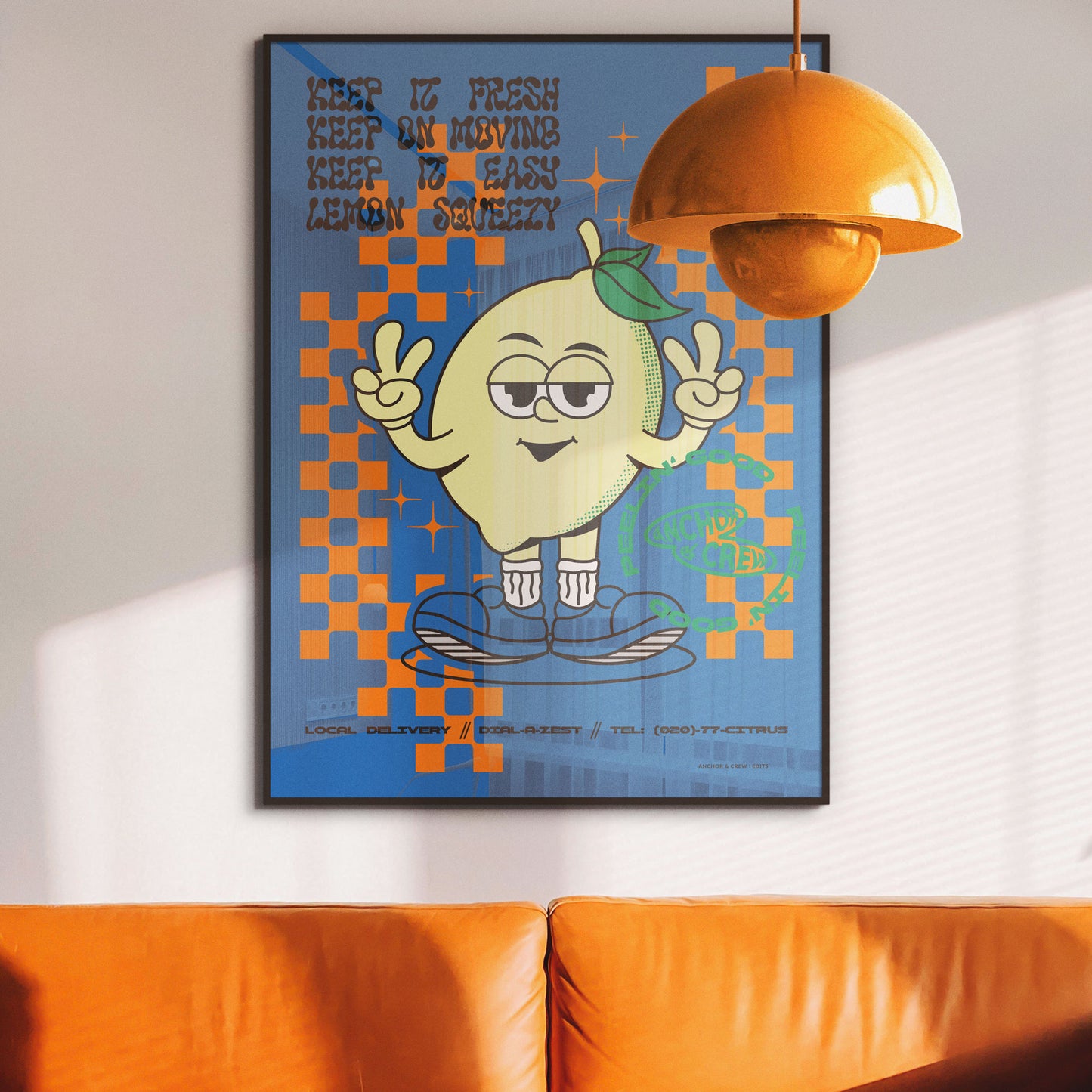 Lemon Fresh Dial-A-Local Matte Art Print
