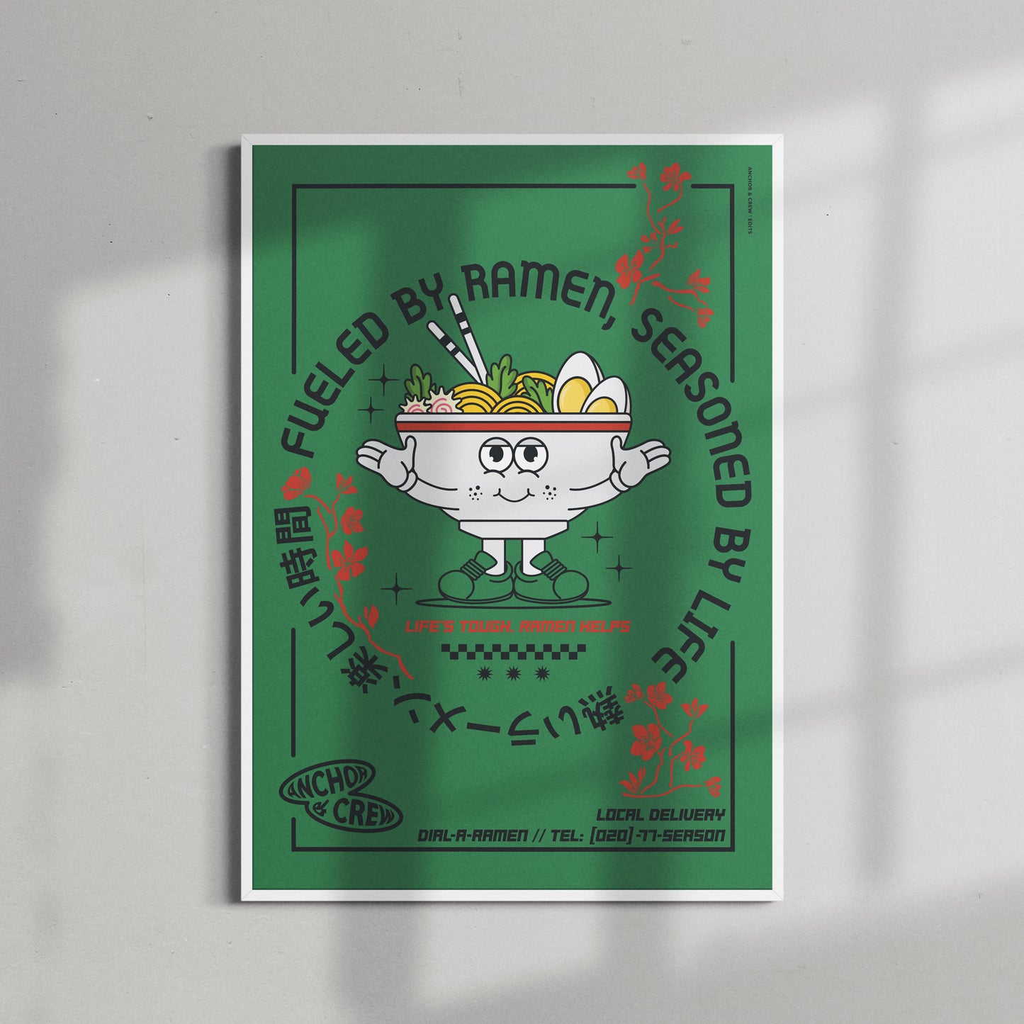 Ramen House Dial-A-Local Matte Art Print