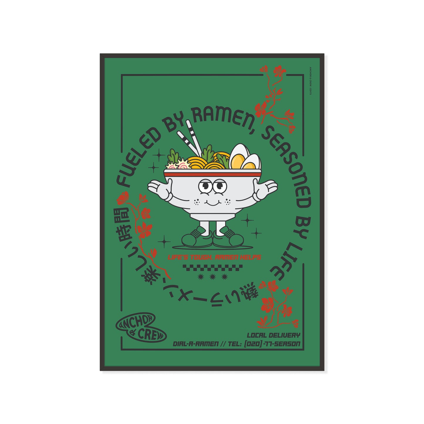 Ramen House Dial-A-Local Matte Art Print