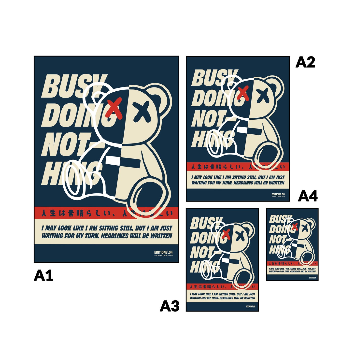 04 Busy Doing Nothing EDITIONS Matte Art Print