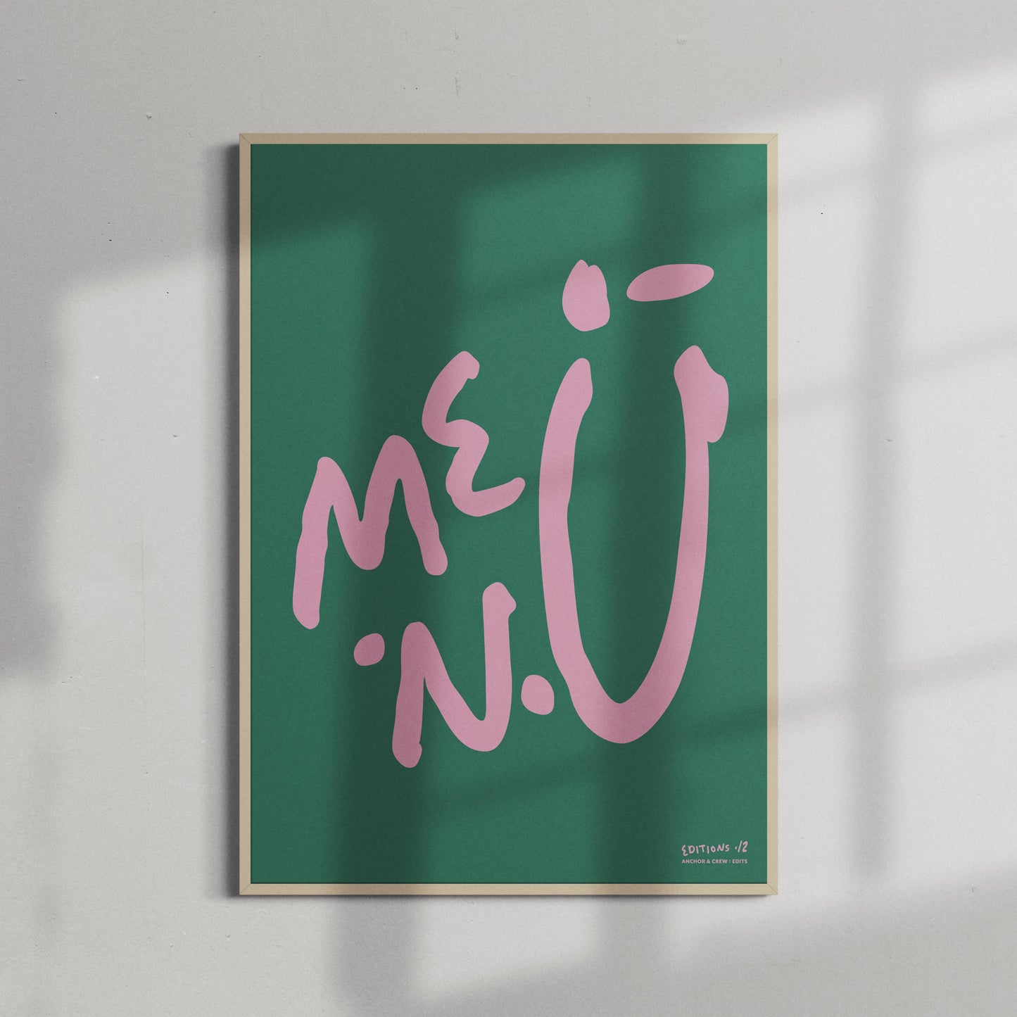 12 me.n.u EDITIONS Matte Art Print
