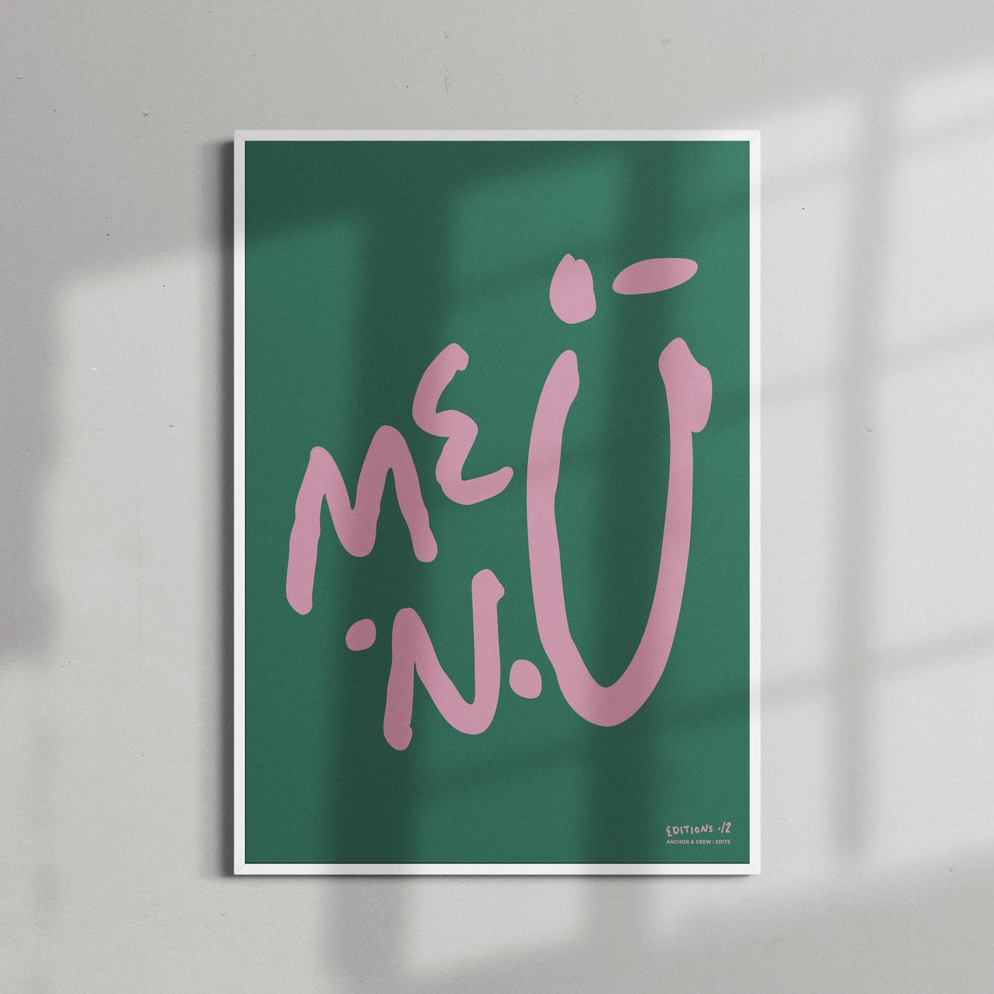 12 me.n.u EDITIONS Matte Art Print