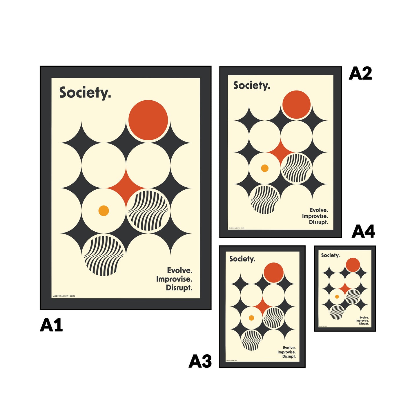 Society Improvisation Formhaus Matte Art Print