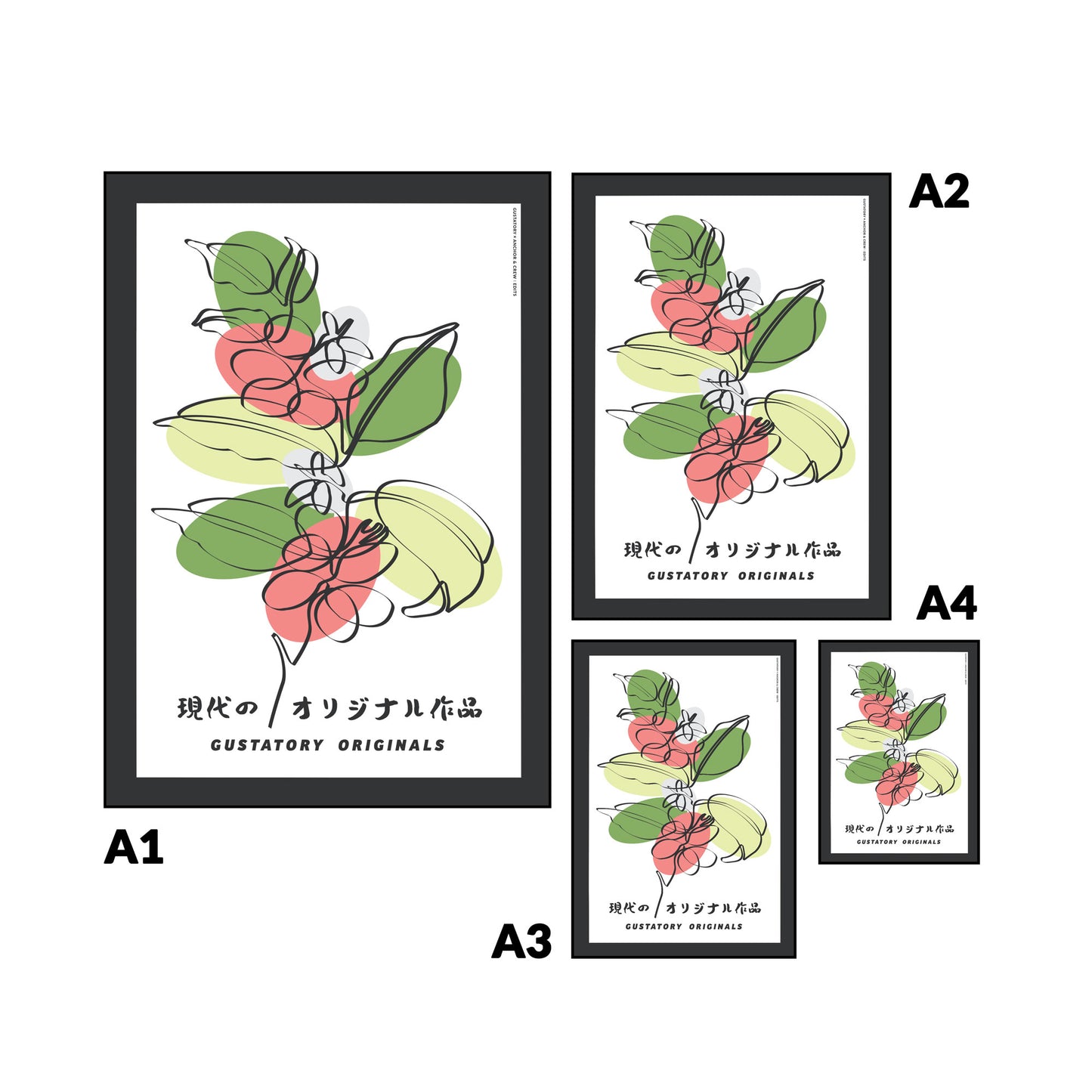 GUSTATORY Originals Coffee Blossom Matte Art Print