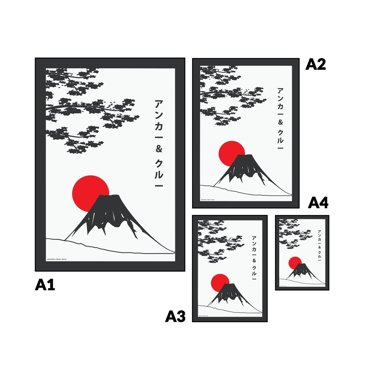 Mount Fuji Landmark Matte Art Print