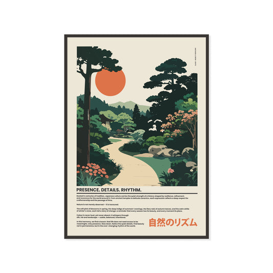 01 Japan Presence & Rhythm Matte Art Print