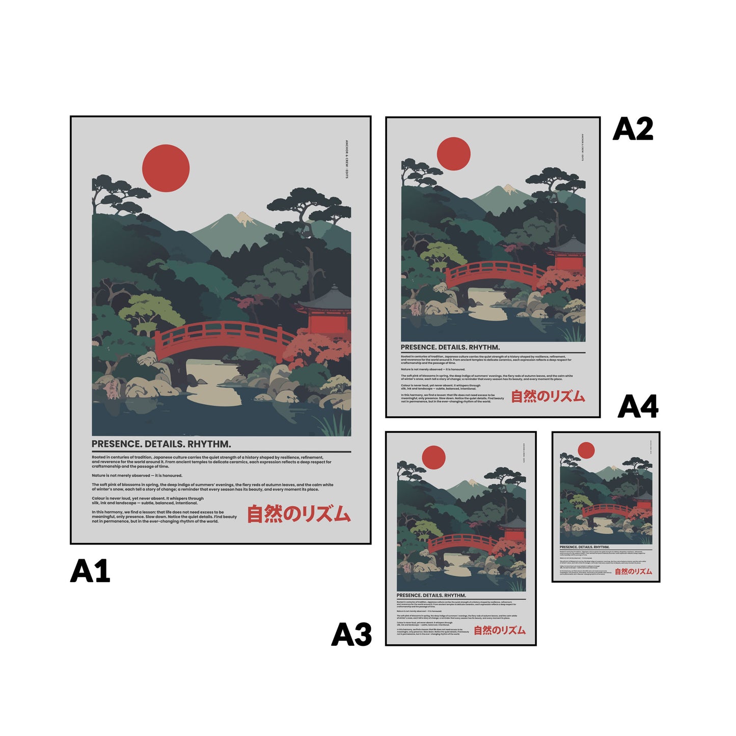 03 Japan Presence & Rhythm Matte Art Print