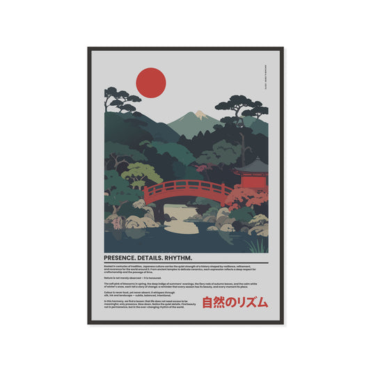 03 Japan Presence & Rhythm Matte Art Print