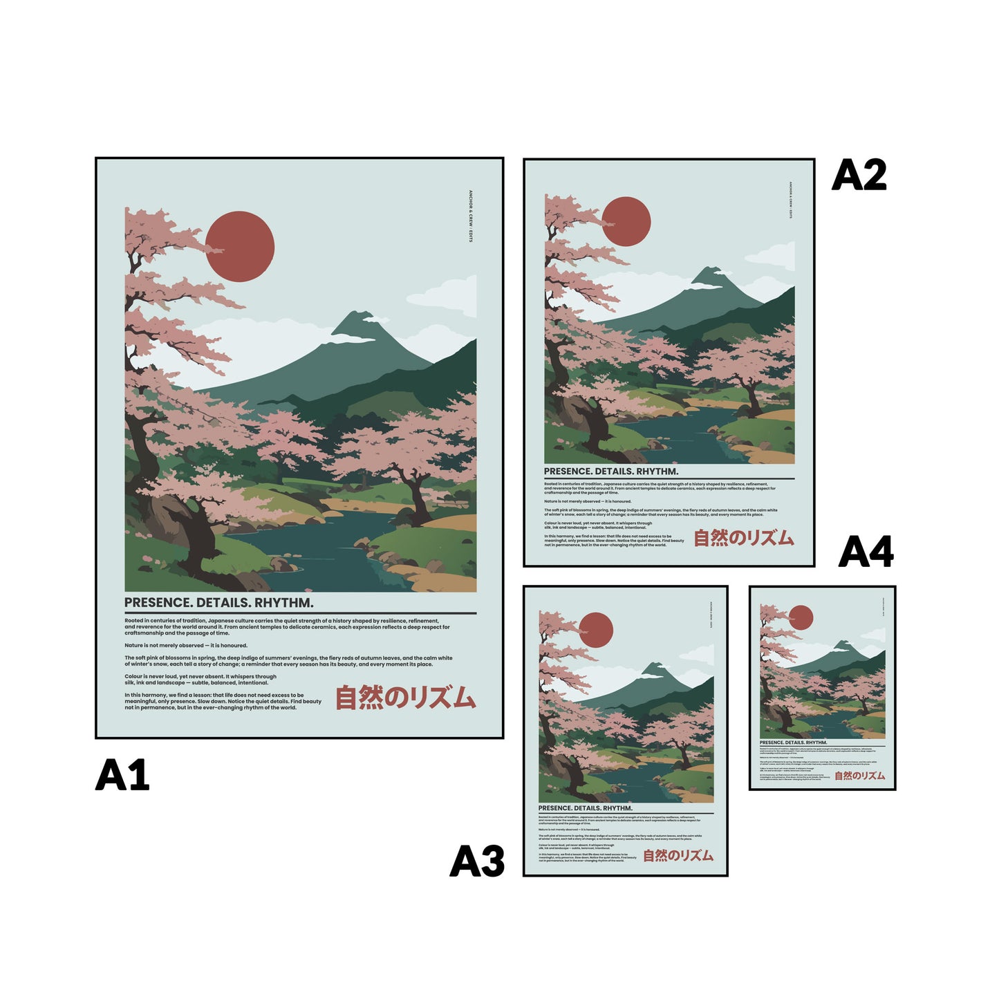04 Japan Presence & Rhythm Matte Art Print