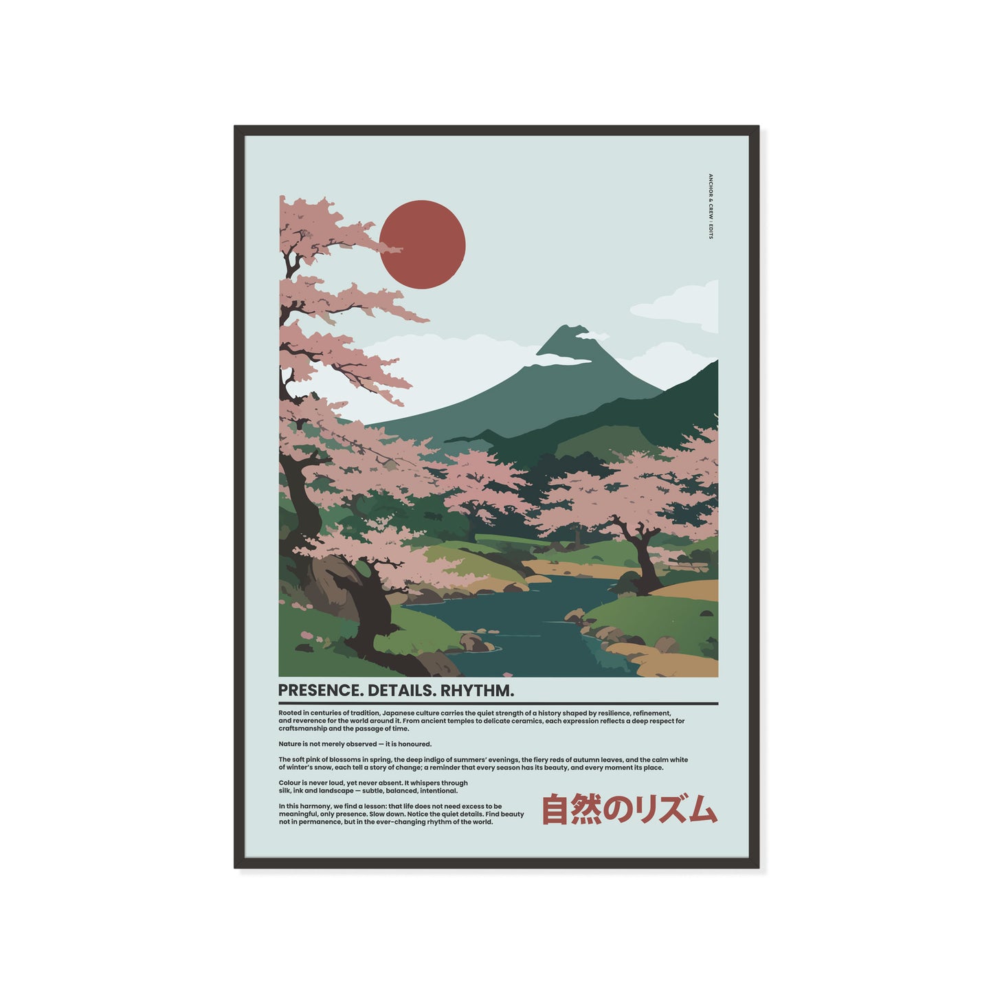 04 Japan Presence & Rhythm Matte Art Print