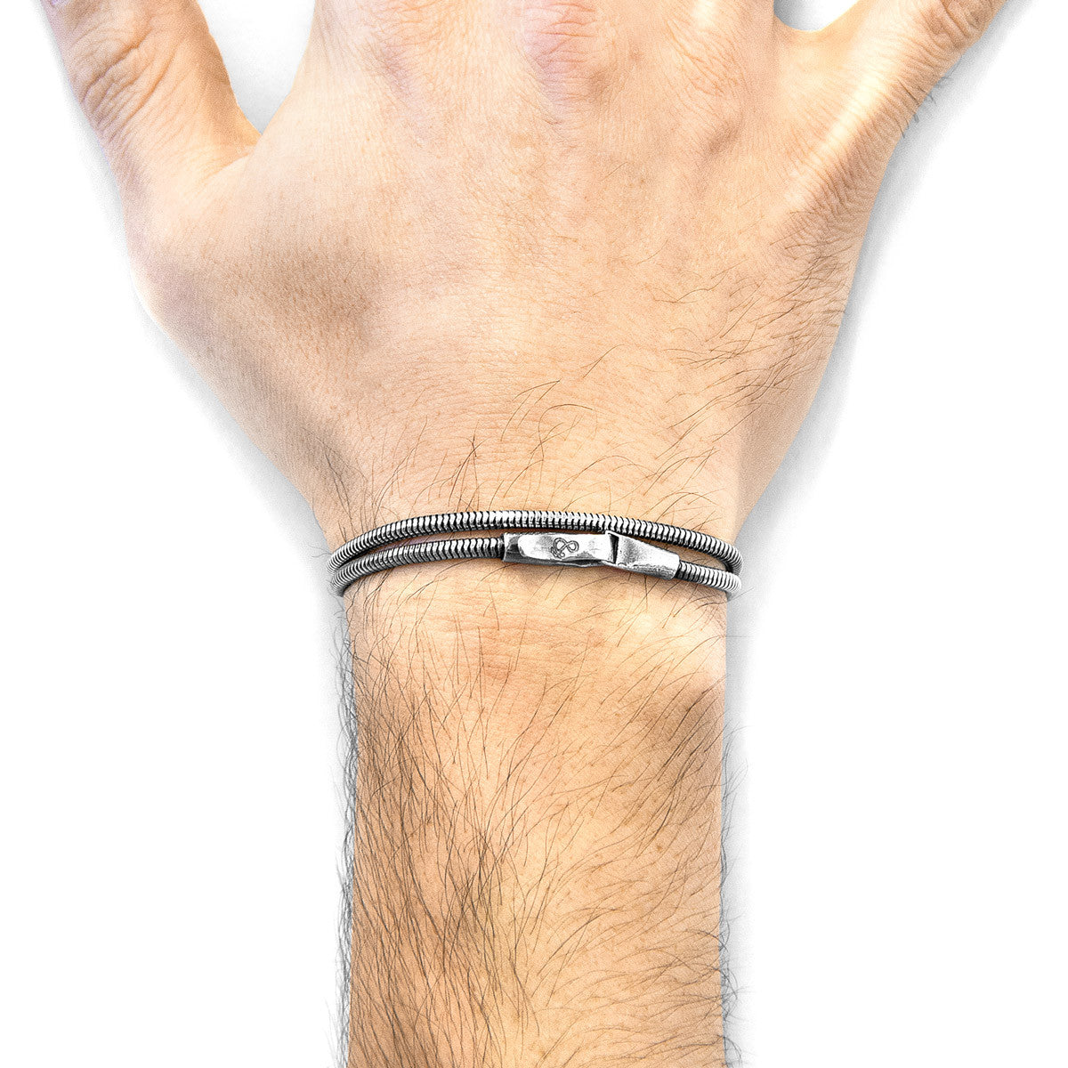 Anchor & Crew Gallant Double Sail Bracelet As Worn